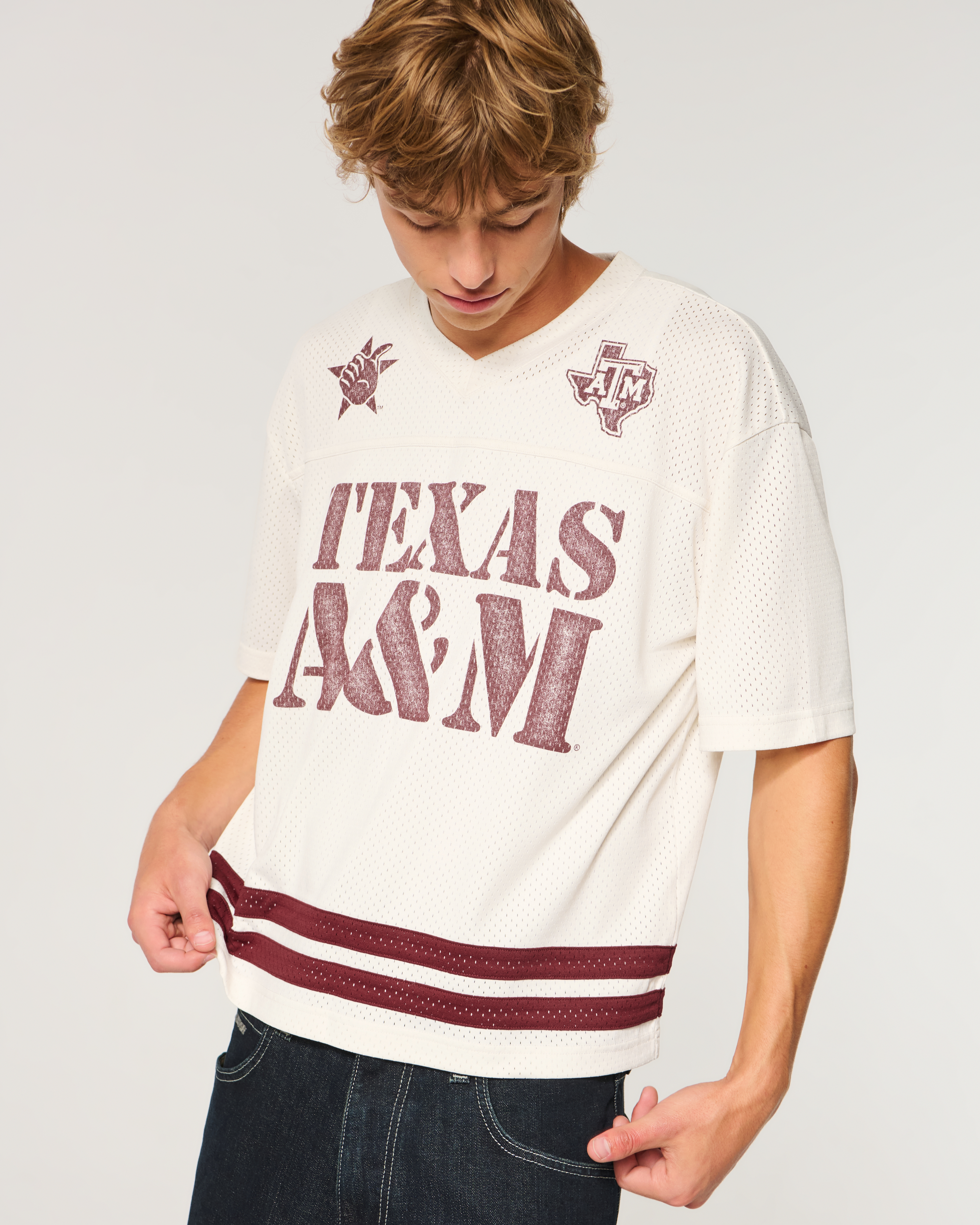 Texas A&M University Aggies Graphic Football Jersey