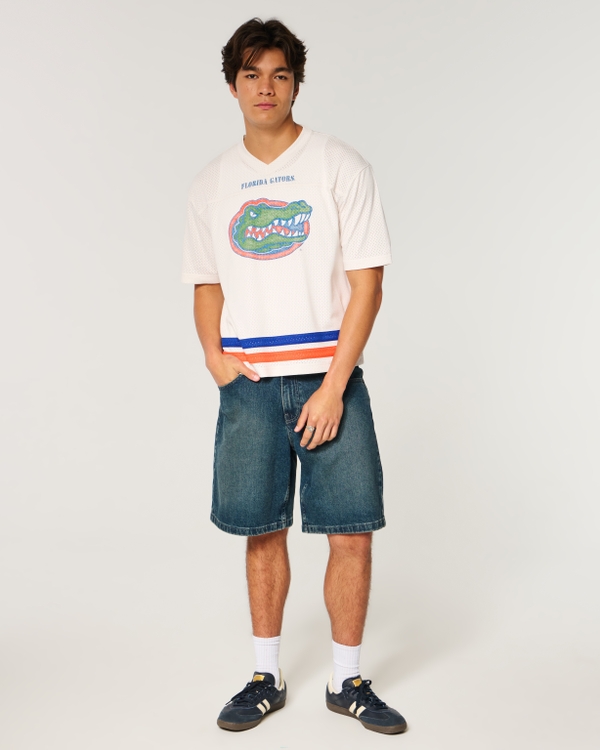 University of Florida Gators Graphic Football Jersey, Cream view 2