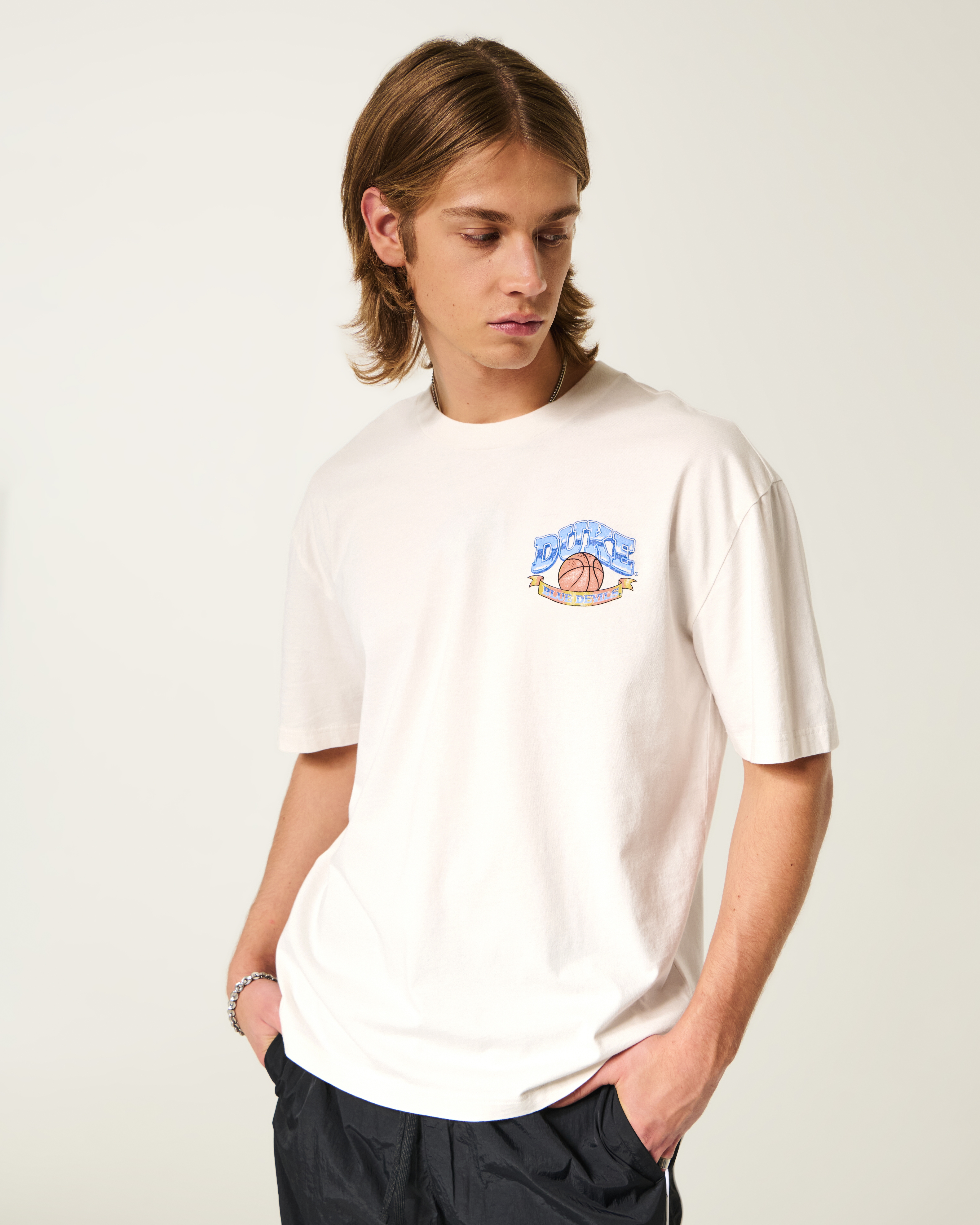 Boxy Duke University Blue Devils Graphic Tee