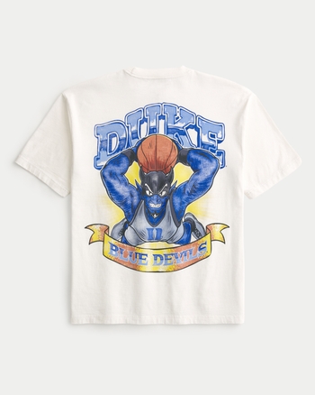 Men's Boxy Duke University Blue Devils Graphic Tee | Men's Graphics Shop | HollisterCo.com