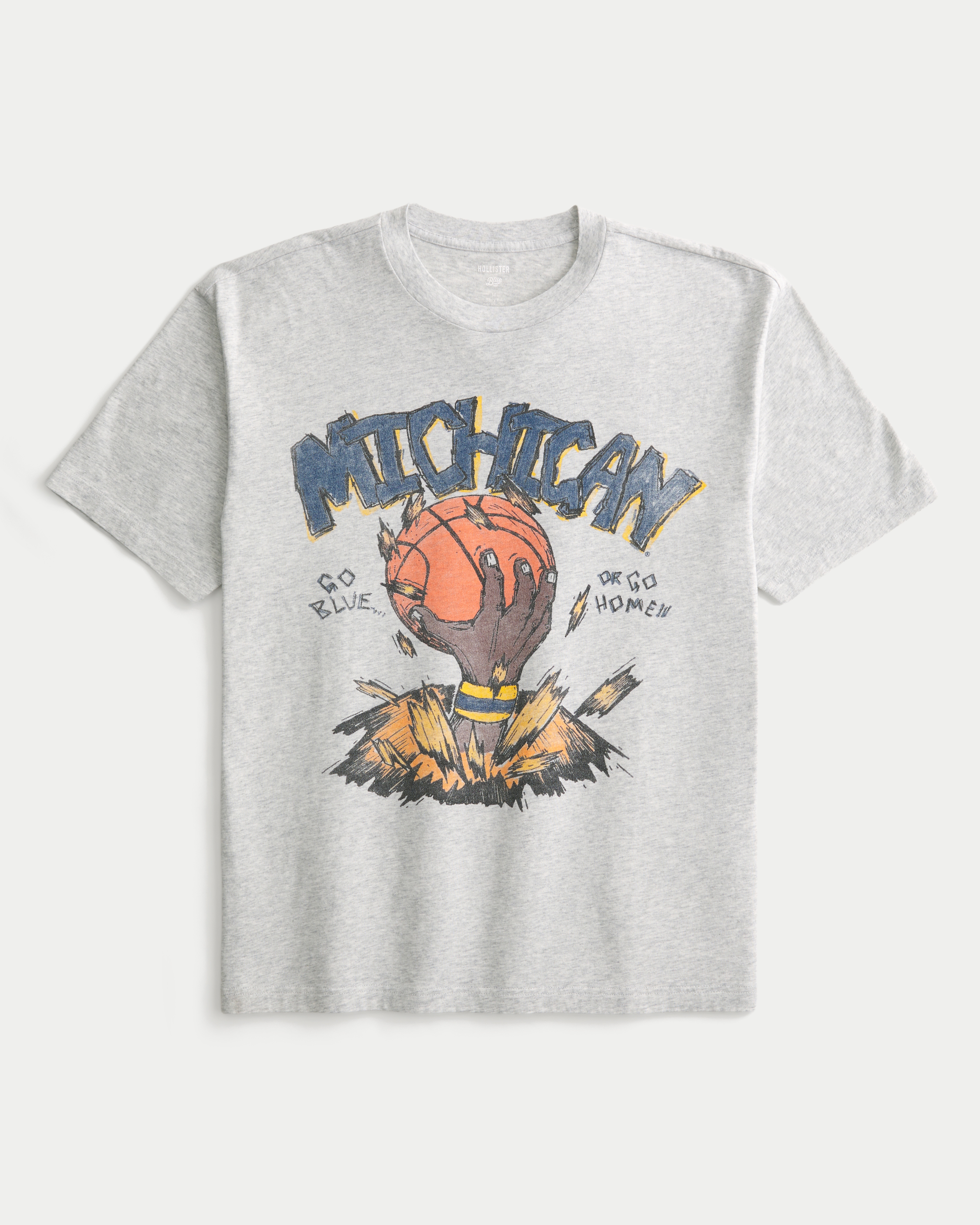 Boxy University of Michigan Wolverines Graphic Tee
