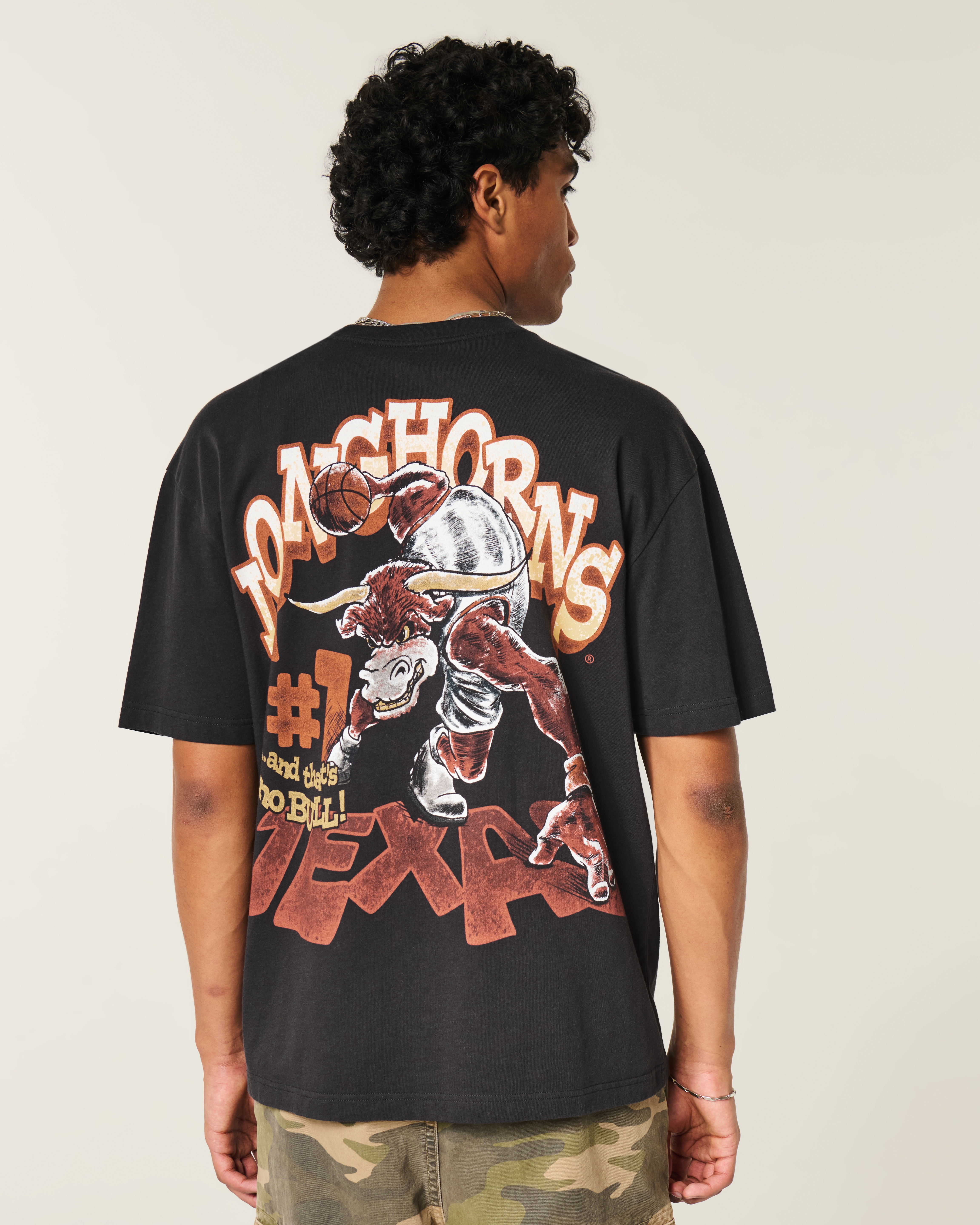 Boxy University of Texas at Austin Longhorns Graphic Tee