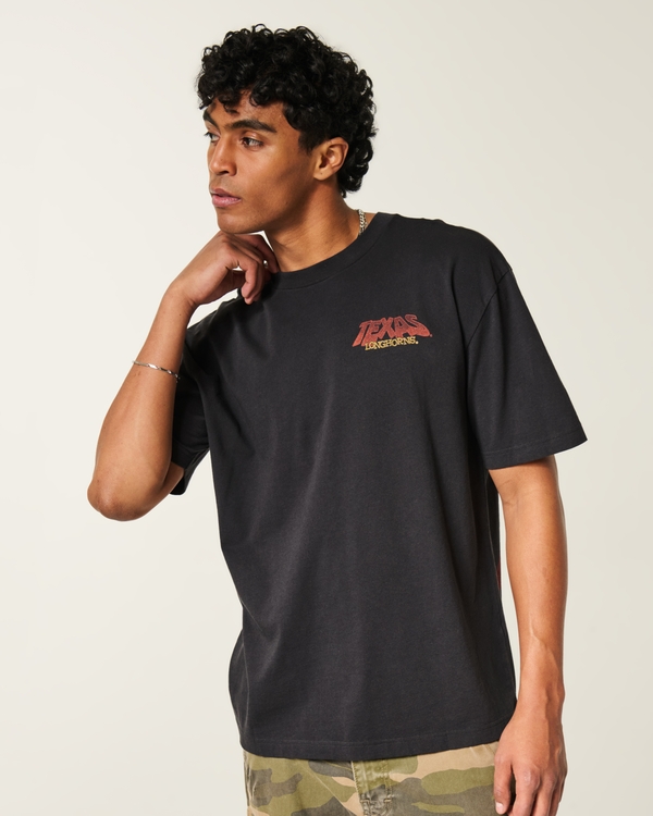 Men's Boxy University of Texas at Austin Longhorns Graphic Tee