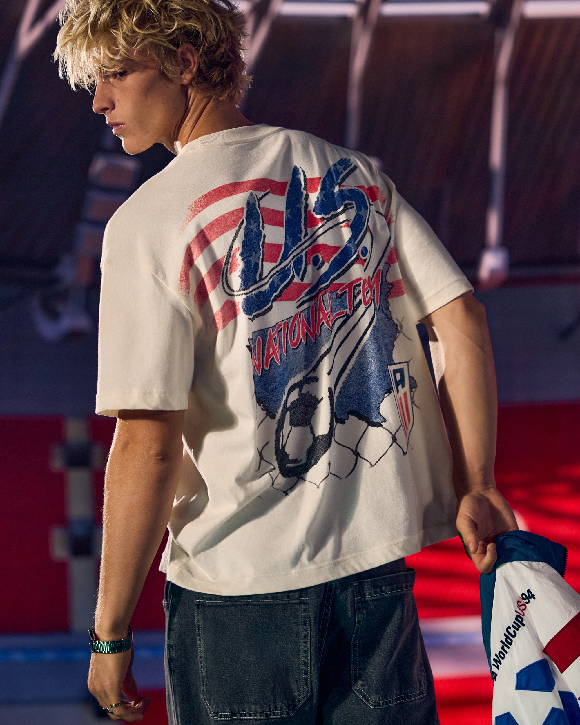 Boxy US National Soccer Team Graphic Tee