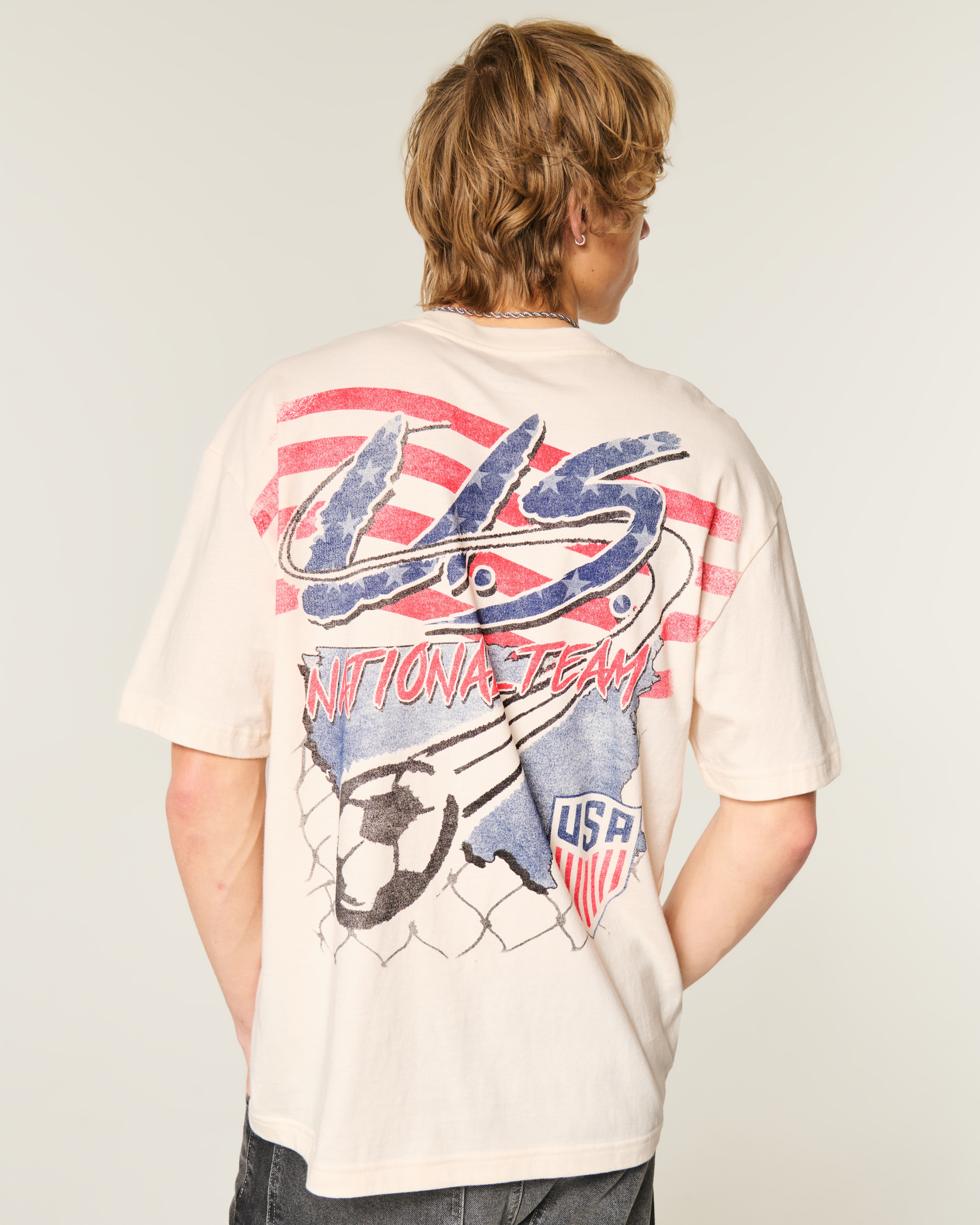 Boxy US National Soccer Team Graphic Tee