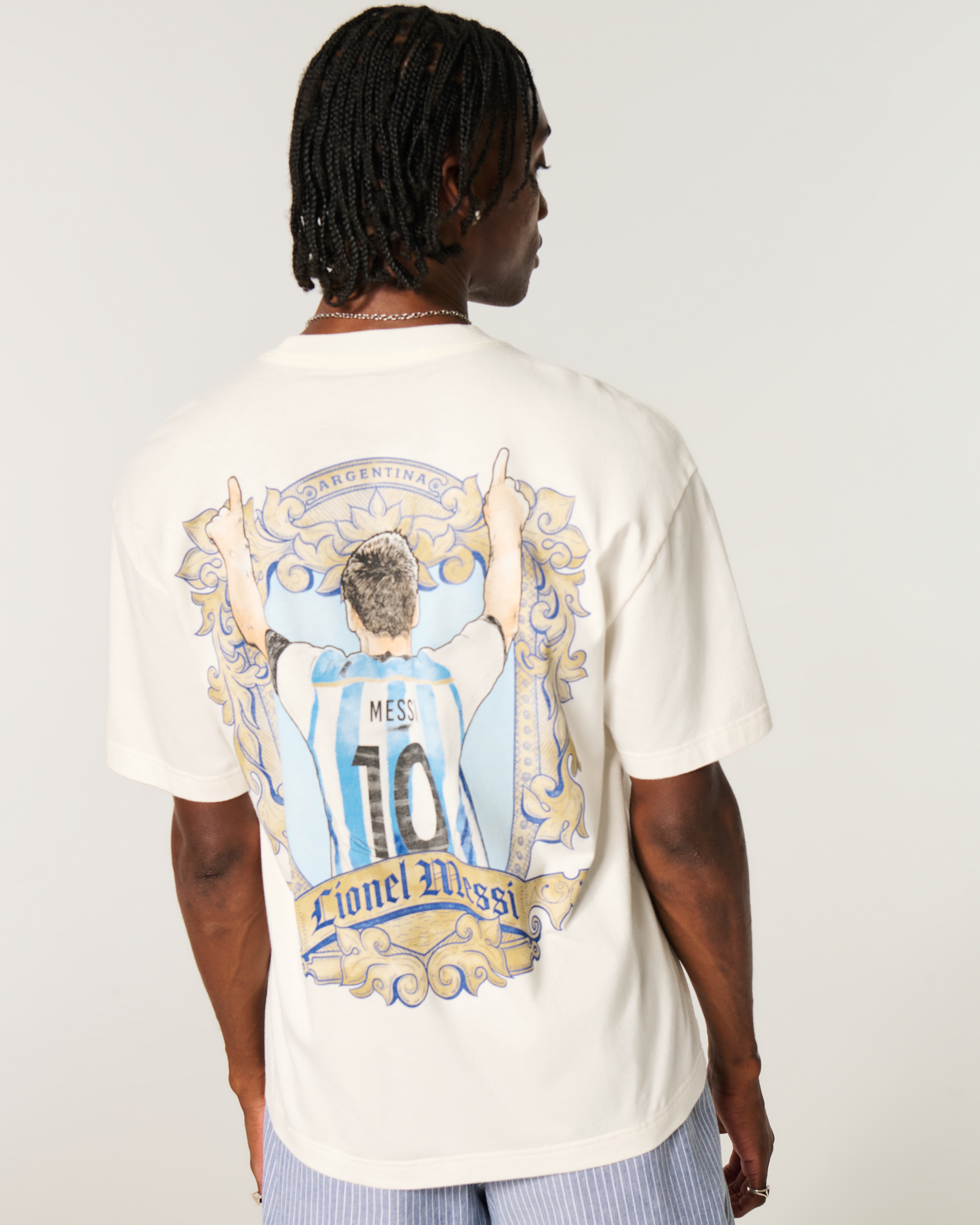 Argentina National Football Team Lionel Messi Graphic Tee