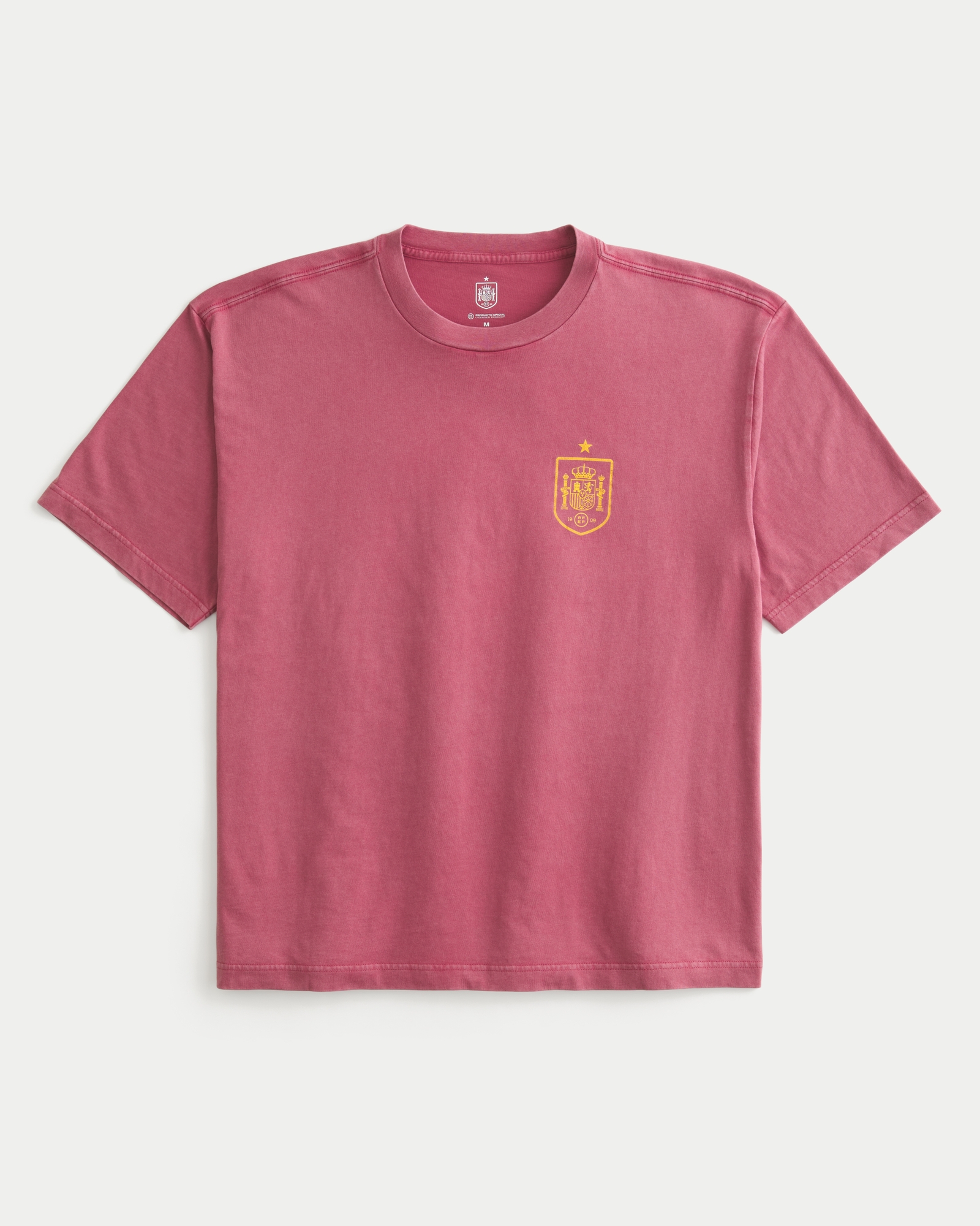 メンズ スペイン代表フットボールチームのグラフィックTシャツ