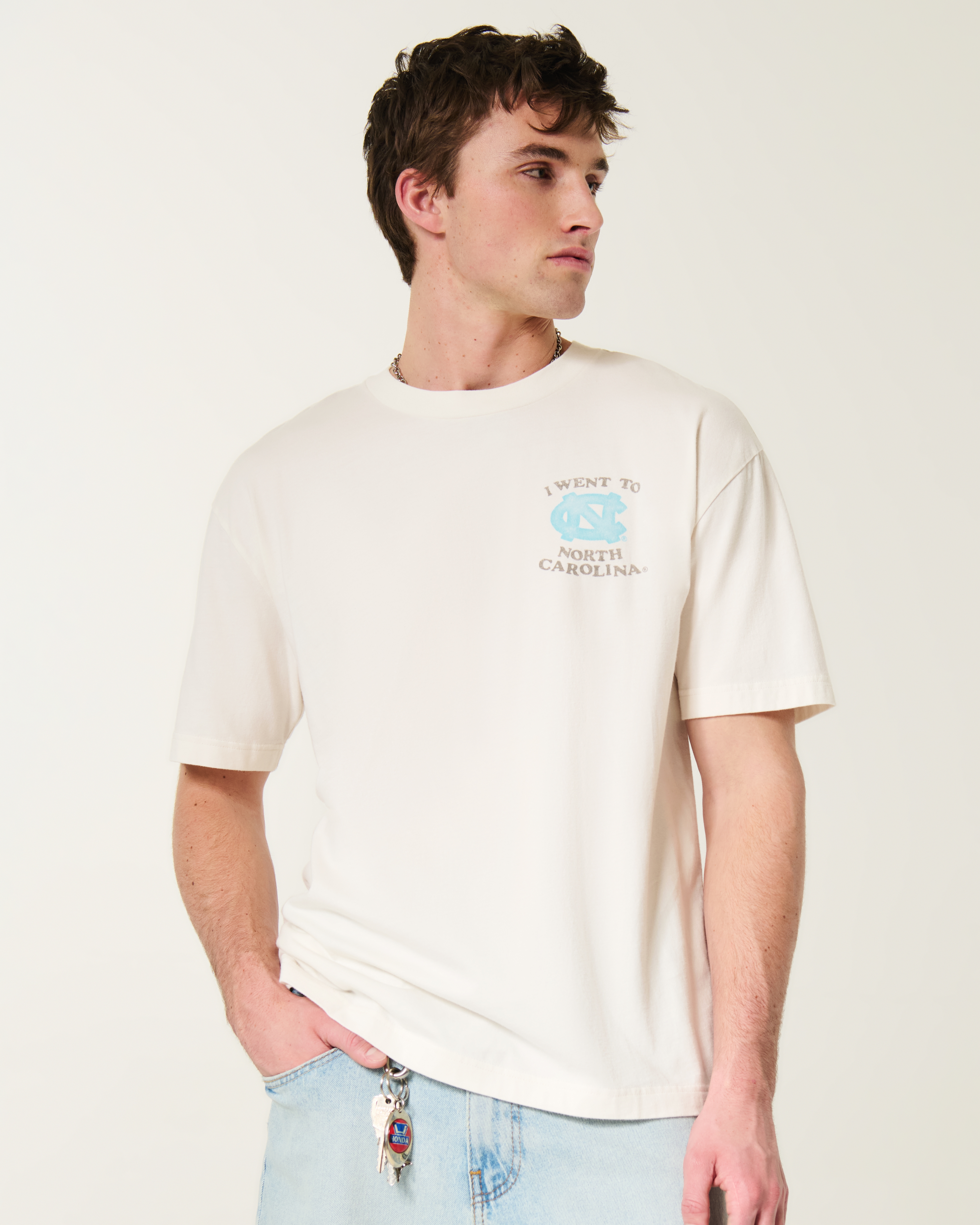 Boxy University of North Carolina at Chapel Hill Tar Heels Graphic Tee