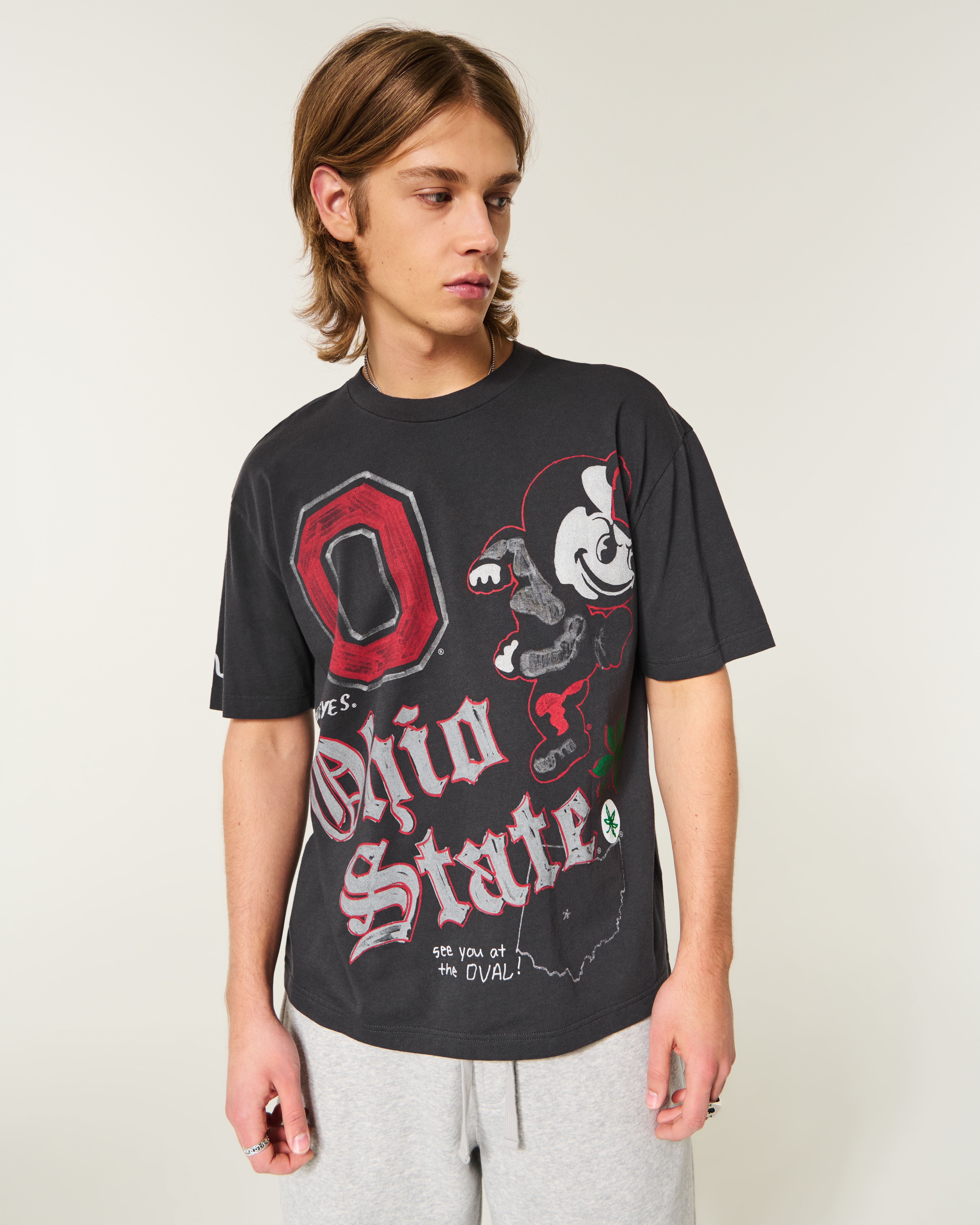 Boxy The Ohio State University Buckeyes Graphic Tee