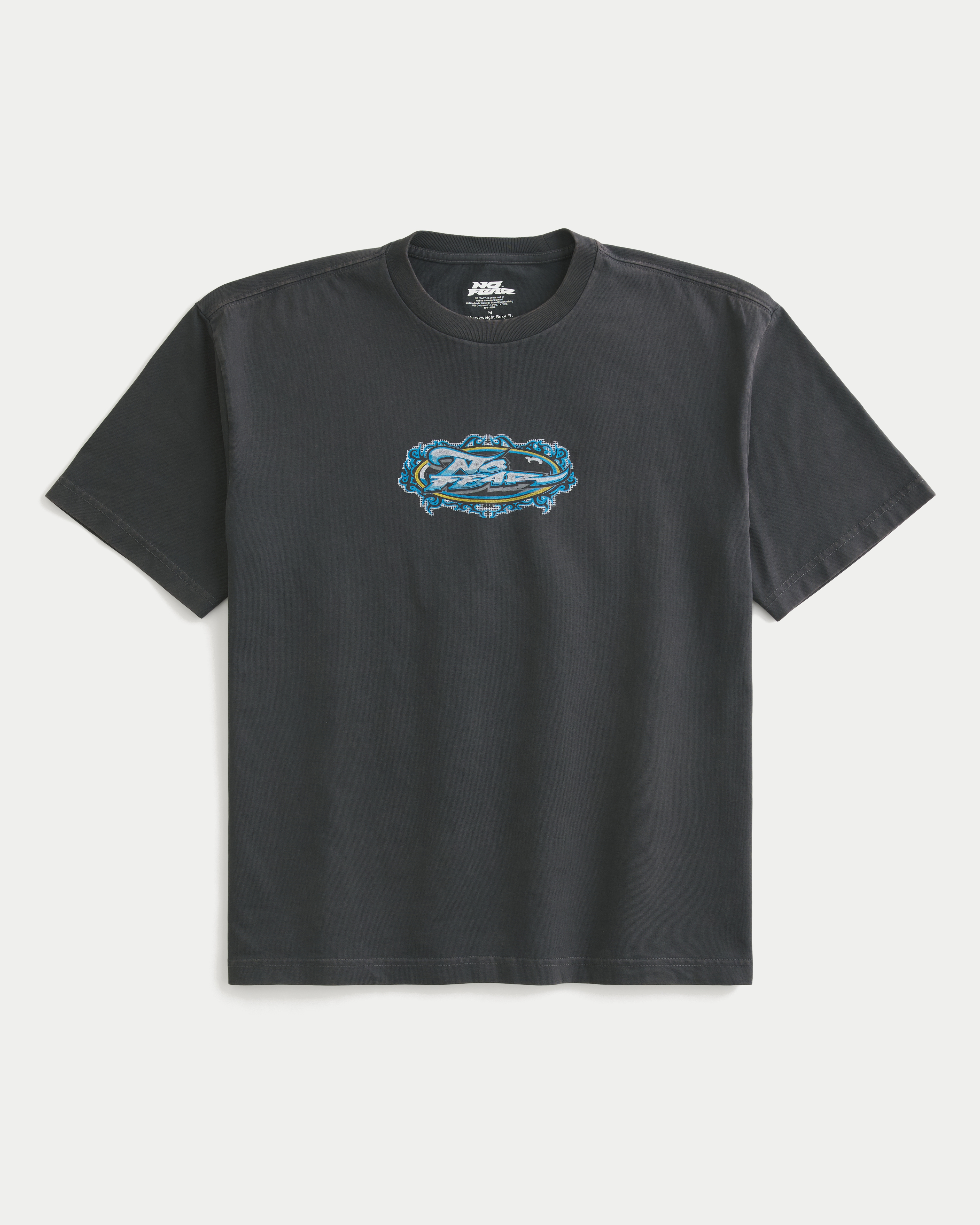 Boxy Heavyweight No Fear Graphic Tee
