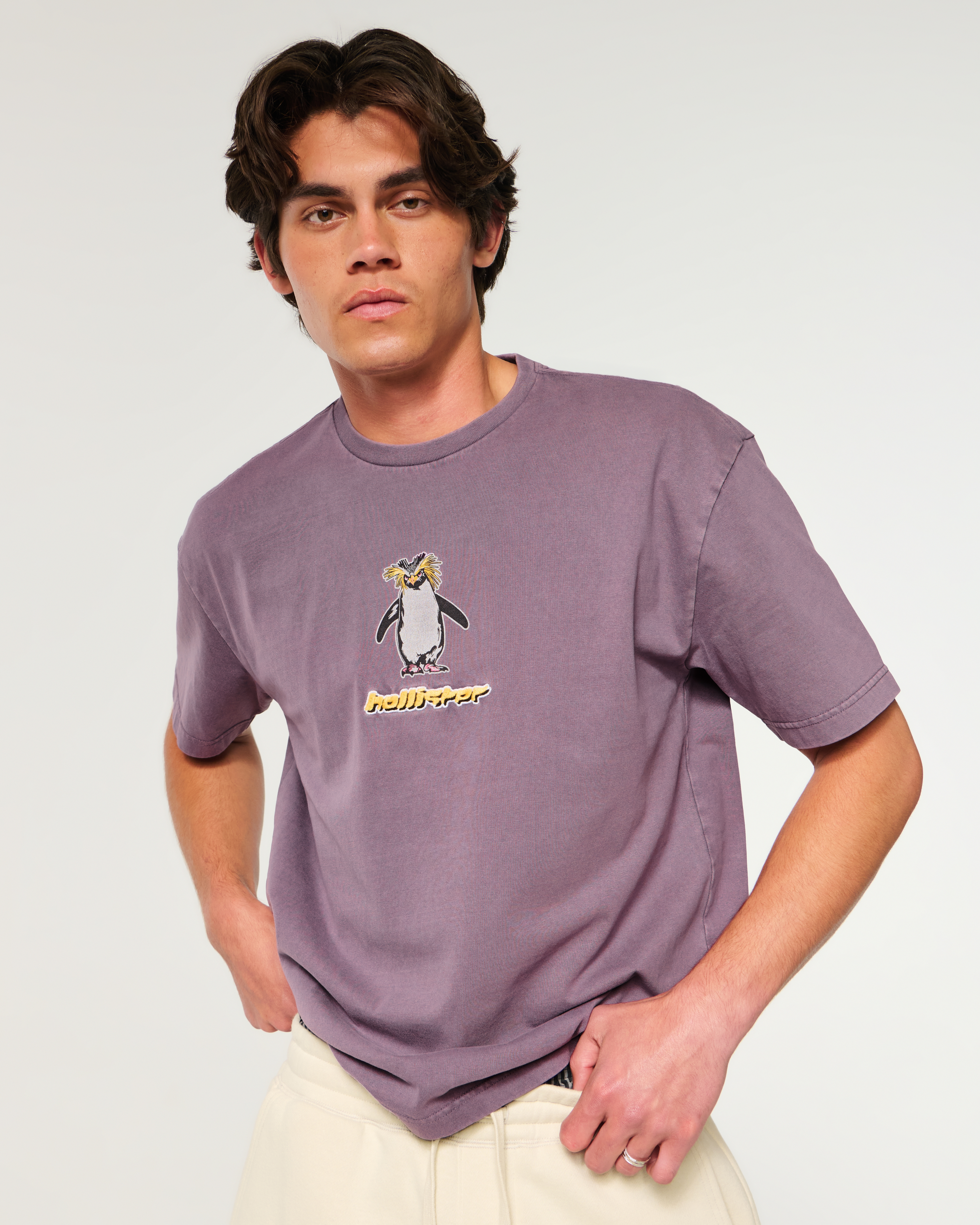 Boxy Heavyweight Logo Graphic Tee