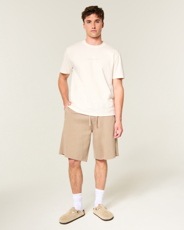 Relaxed Logo Cooling Tee, Cream view 2