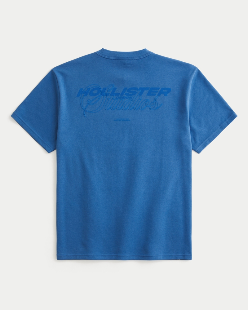 Buffer ロゴ Tシャツ 青サイズ5 メンズ リラックスロゴ クーリングTシャツ | メンズ トップス