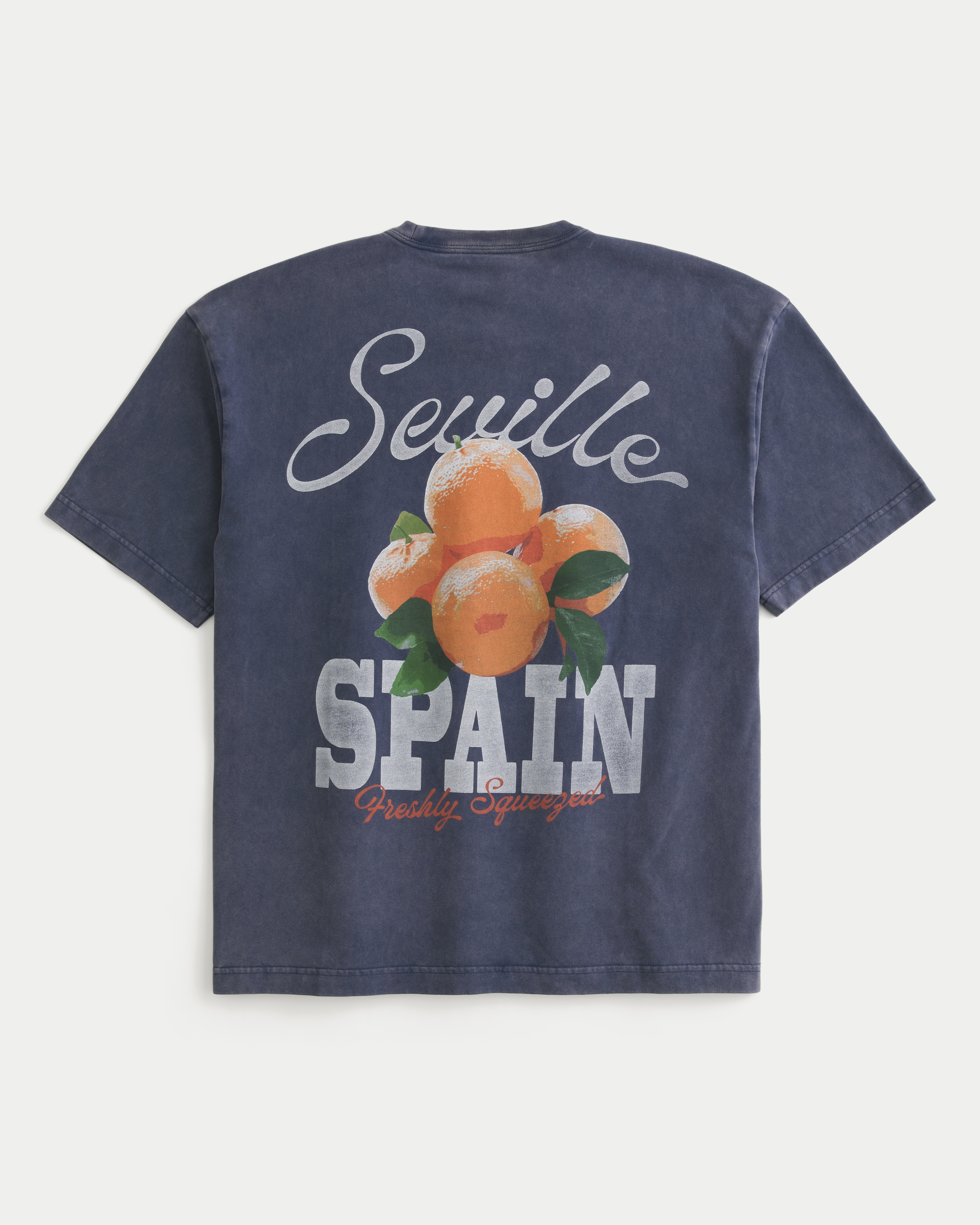 Boxy Heavyweight Seville Spain Graphic Tee