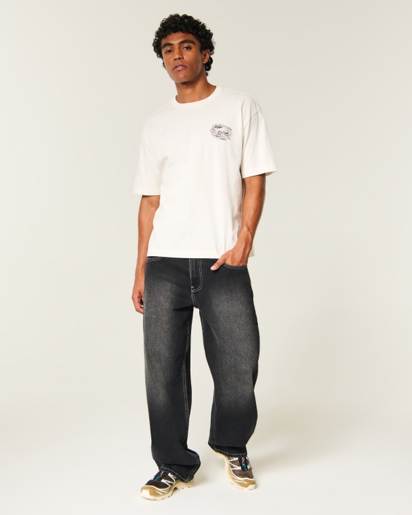 Boxy Toyota Celica Supra Graphic Tee, Cream view 2