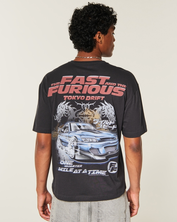 Boxy The Fast and the Furious Graphic Tee, Black view 1