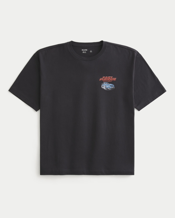 Boxy The Fast and the Furious Graphic Tee, Black view 2
