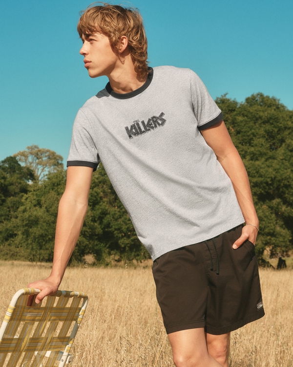 Relaxed The Killers Graphic Tee, Heather Gray view 1