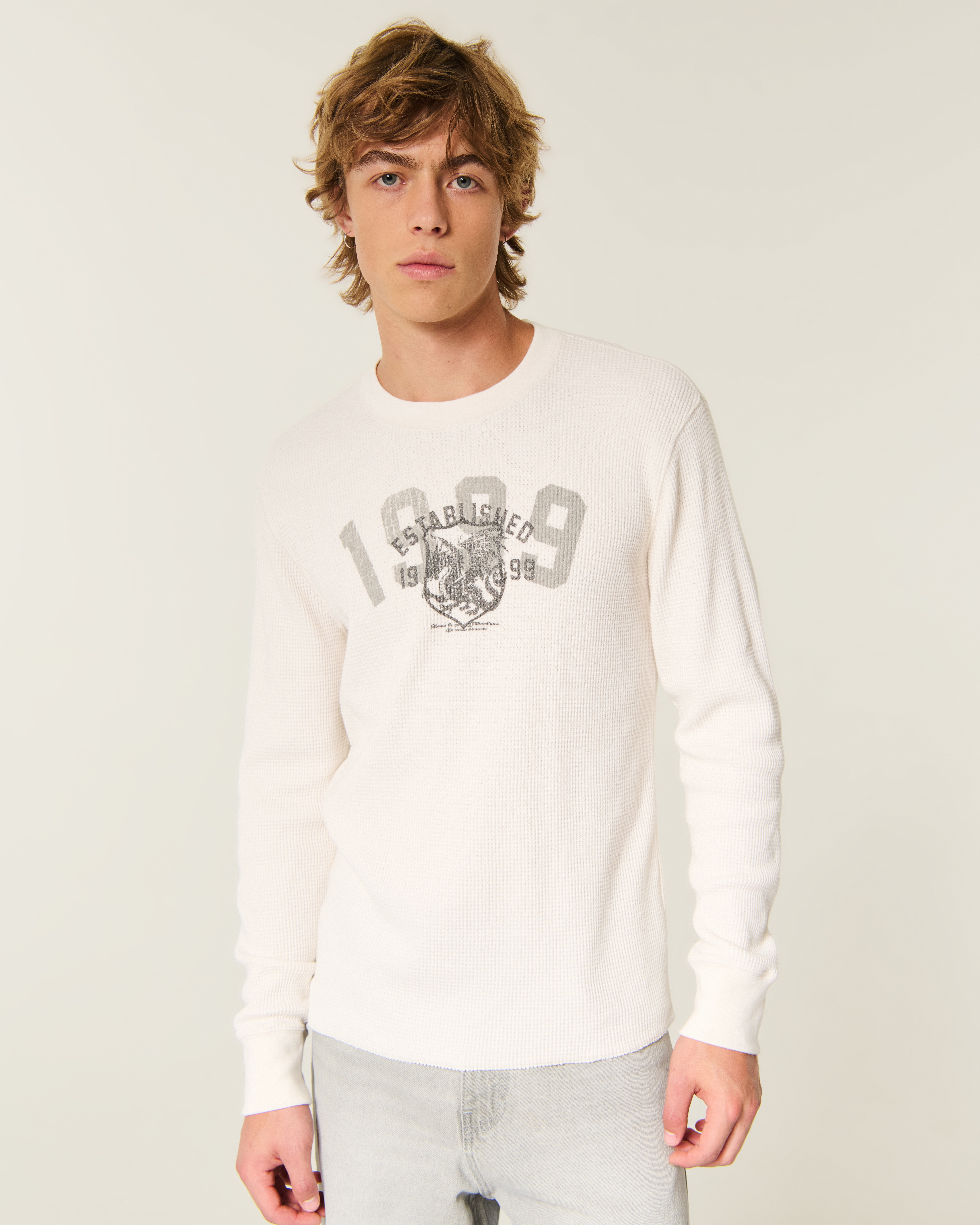 Long-Sleeve Thermal Dragon Graphic Tee