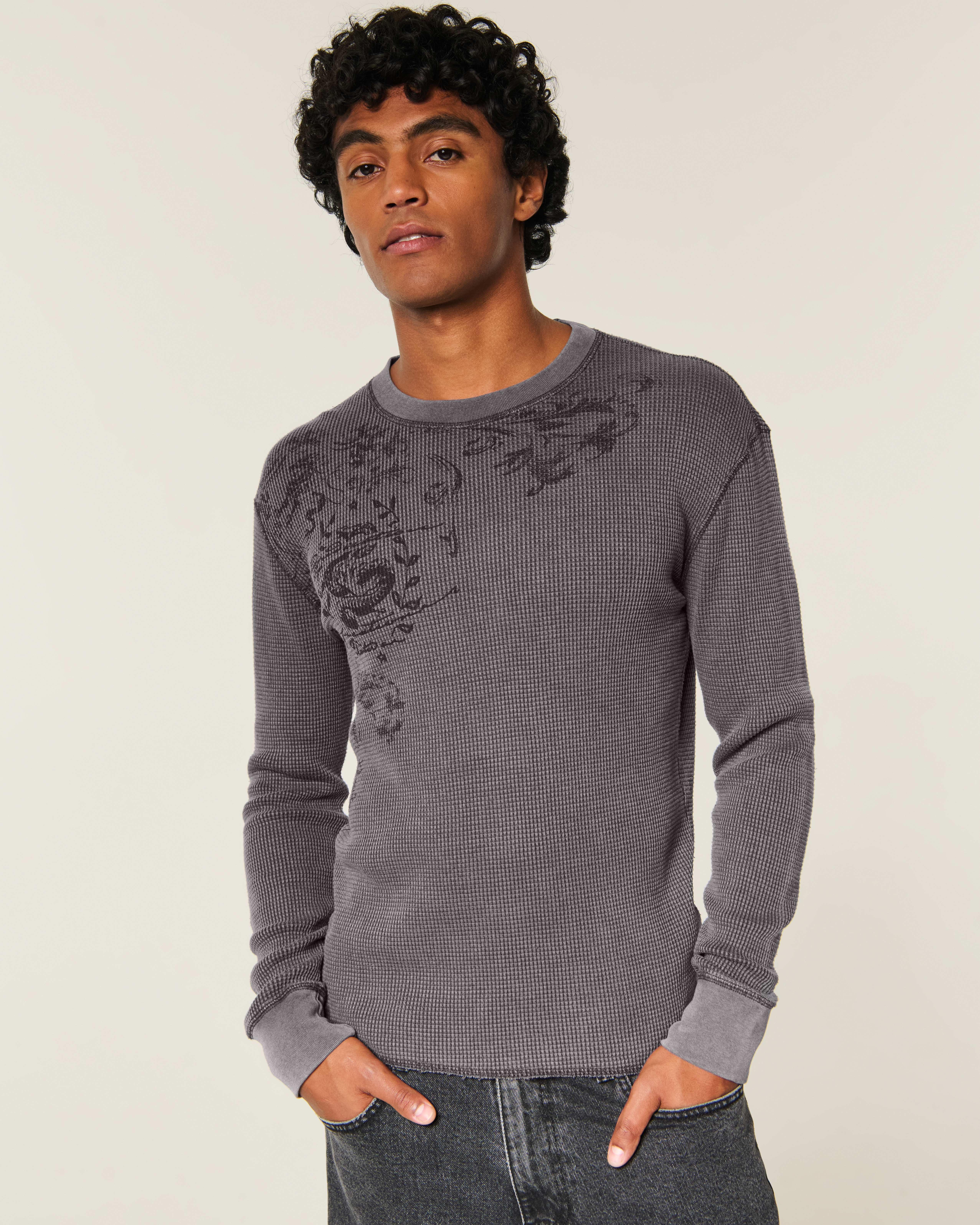Long-Sleeve Thermal Graphic Tee