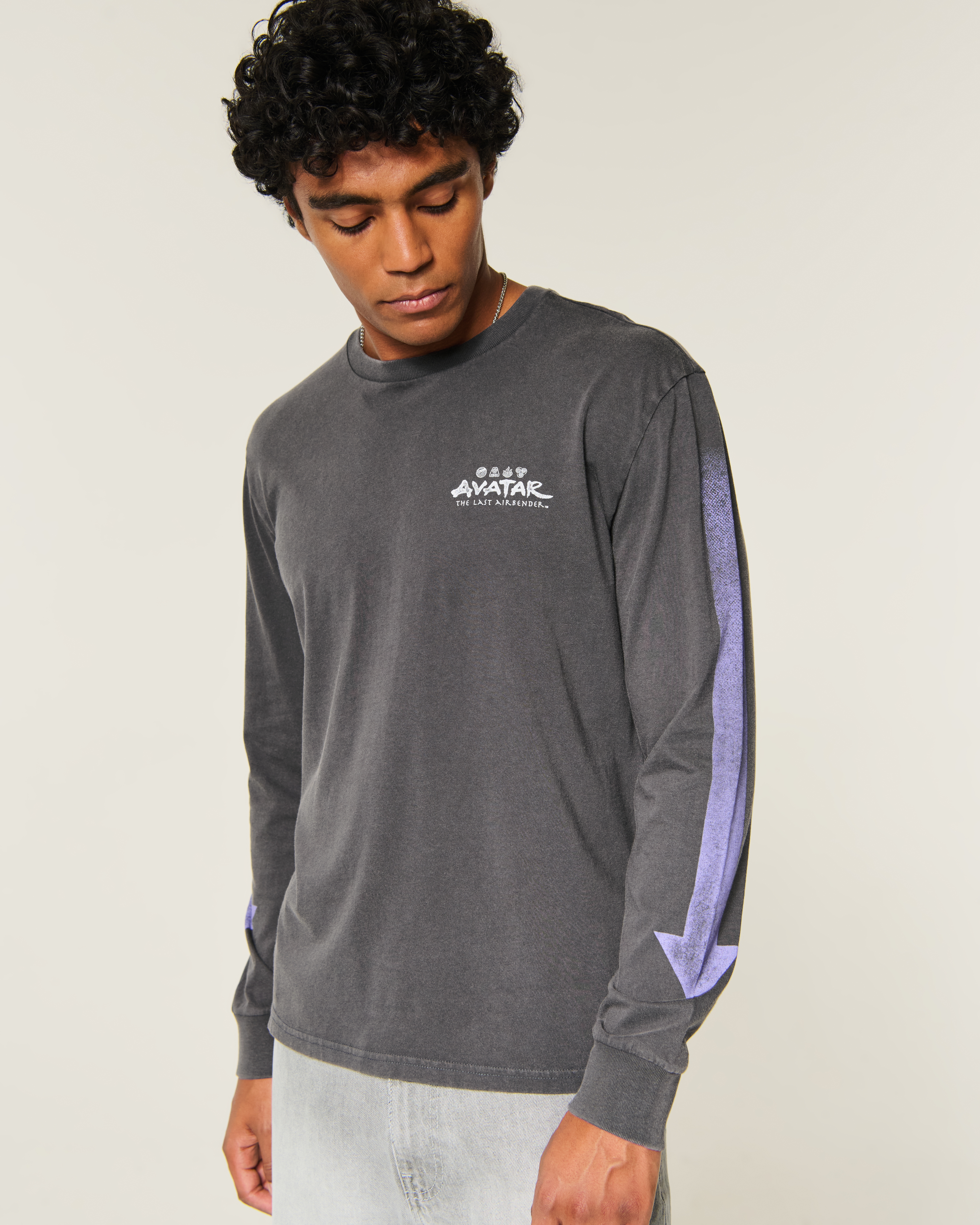 Relaxed Long-Sleeve Avatar: The Last Airbender Graphic Tee
