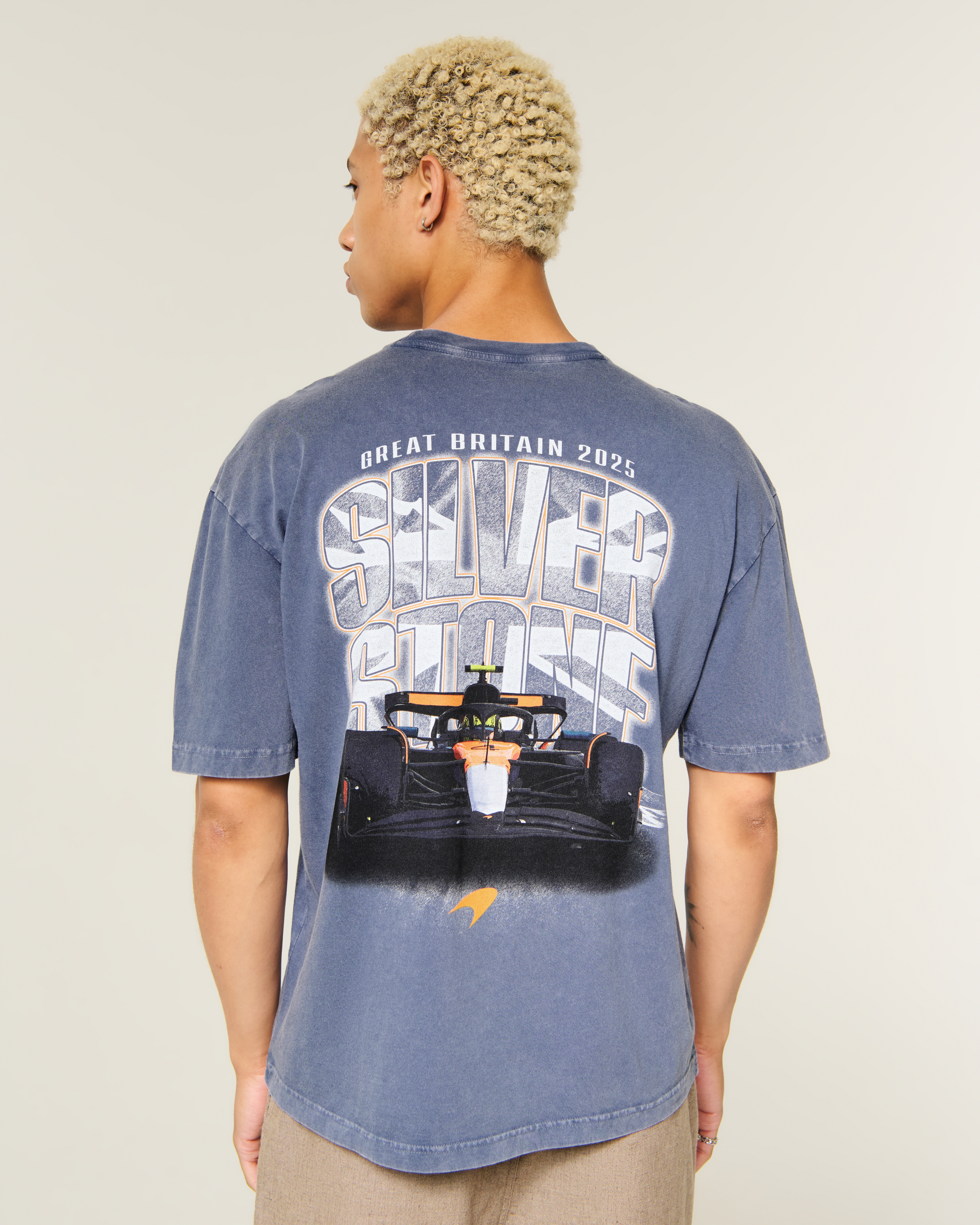 Boxy Cotton McLaren Racing Graphic Tee
