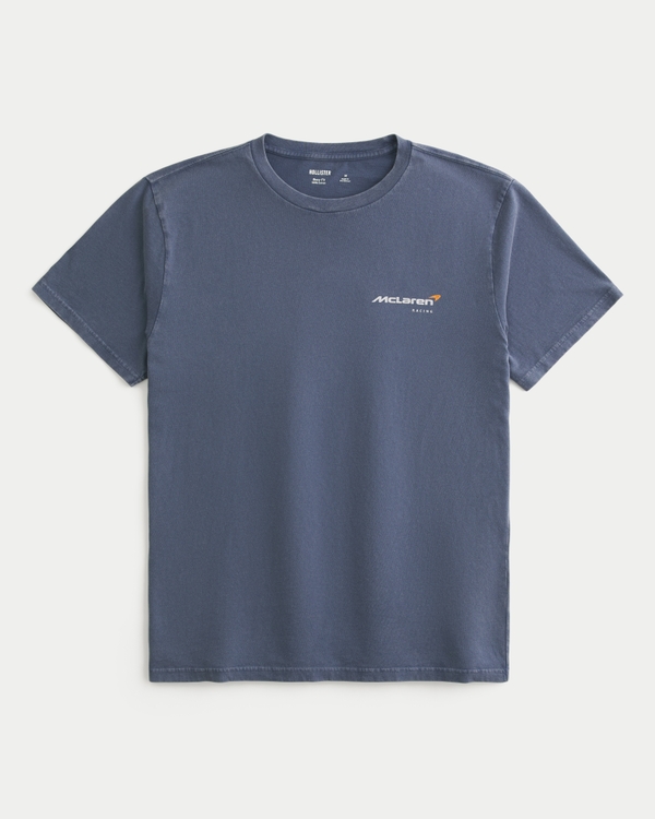Boxy Cotton McLaren Racing Graphic Tee, Dark Blue view 2