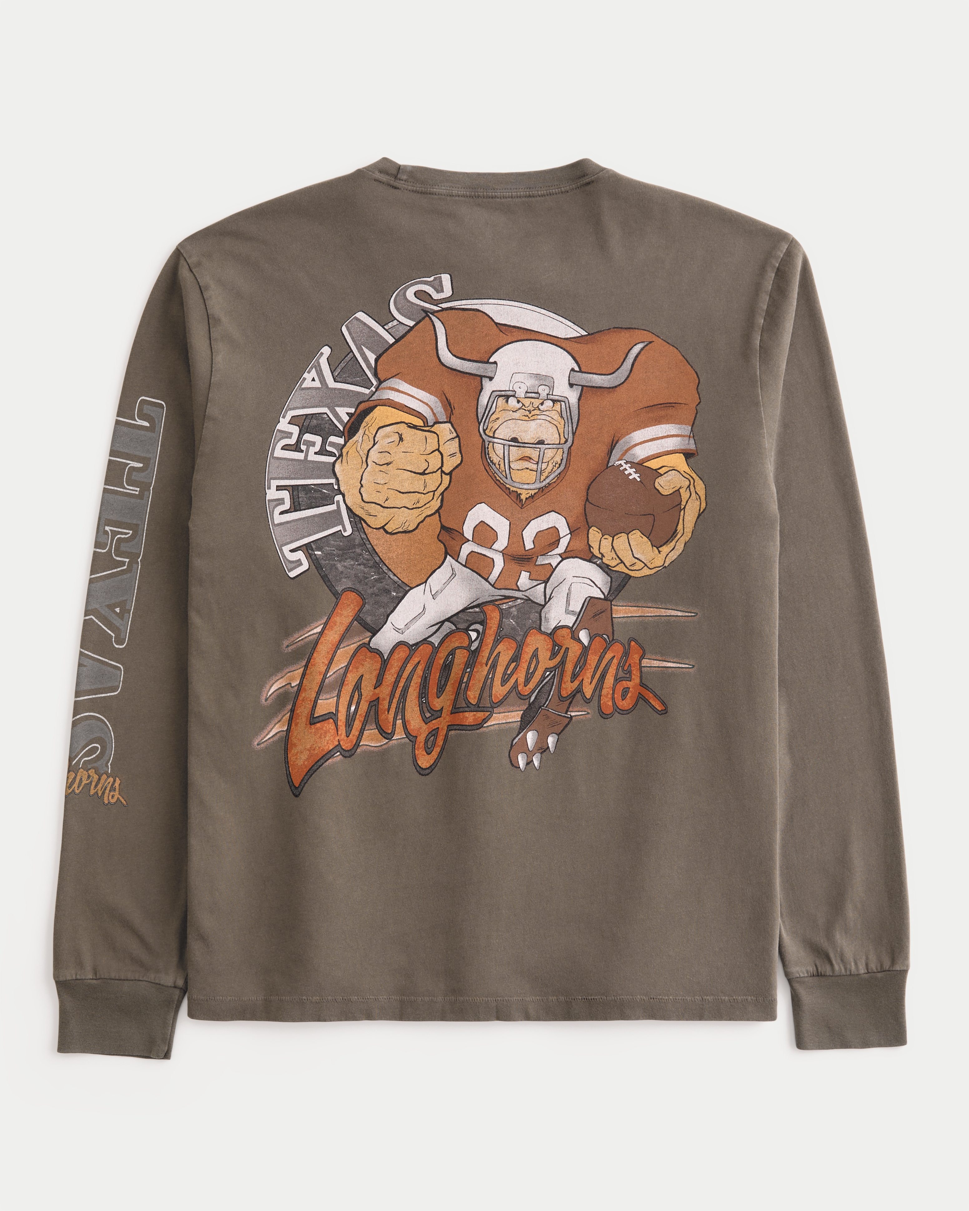 Relaxed Long-Sleeve University of Texas at Austin Longhorns Graphic Tee