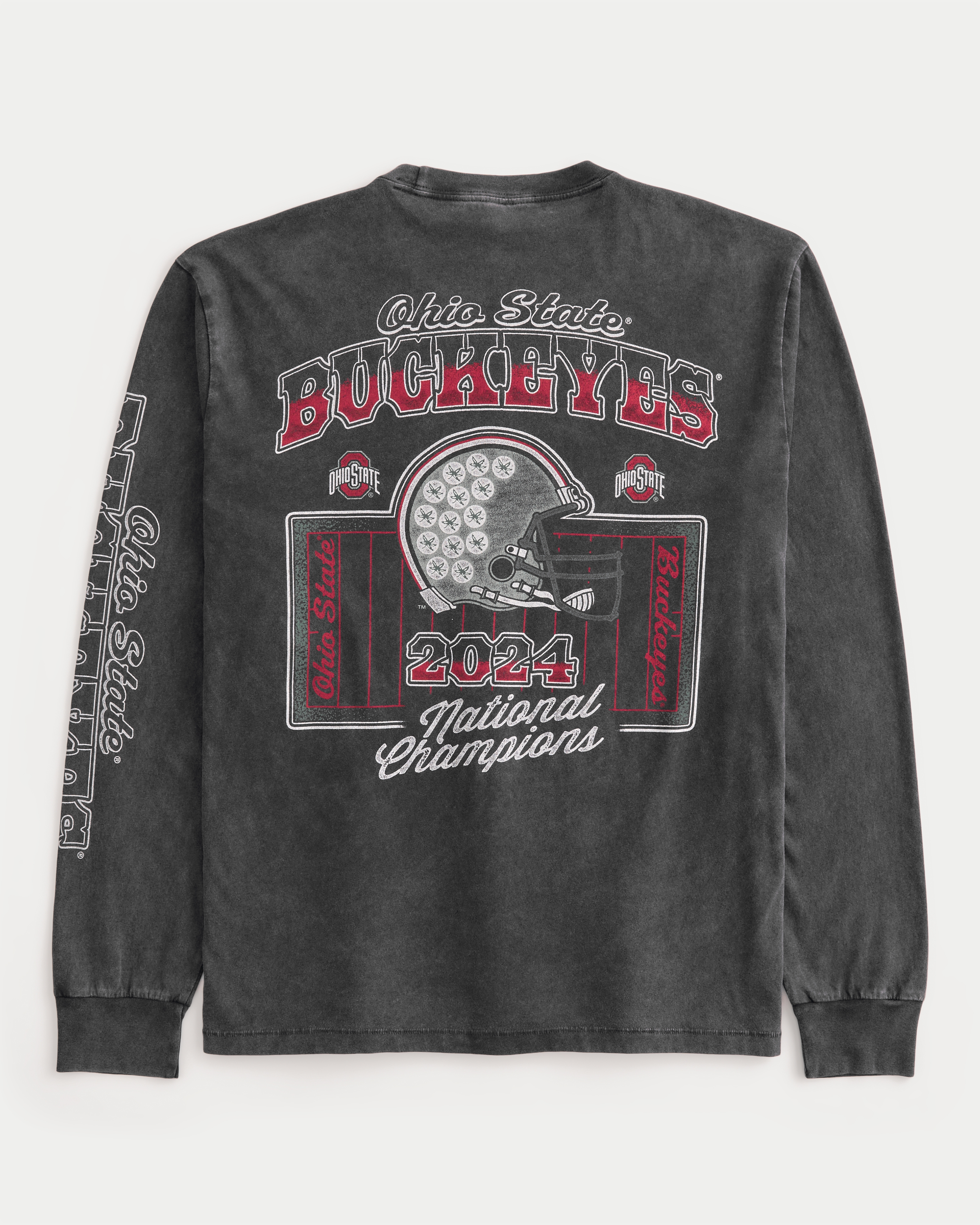 Relaxed Long-Sleeve The Ohio State University Buckeyes Graphic Tee