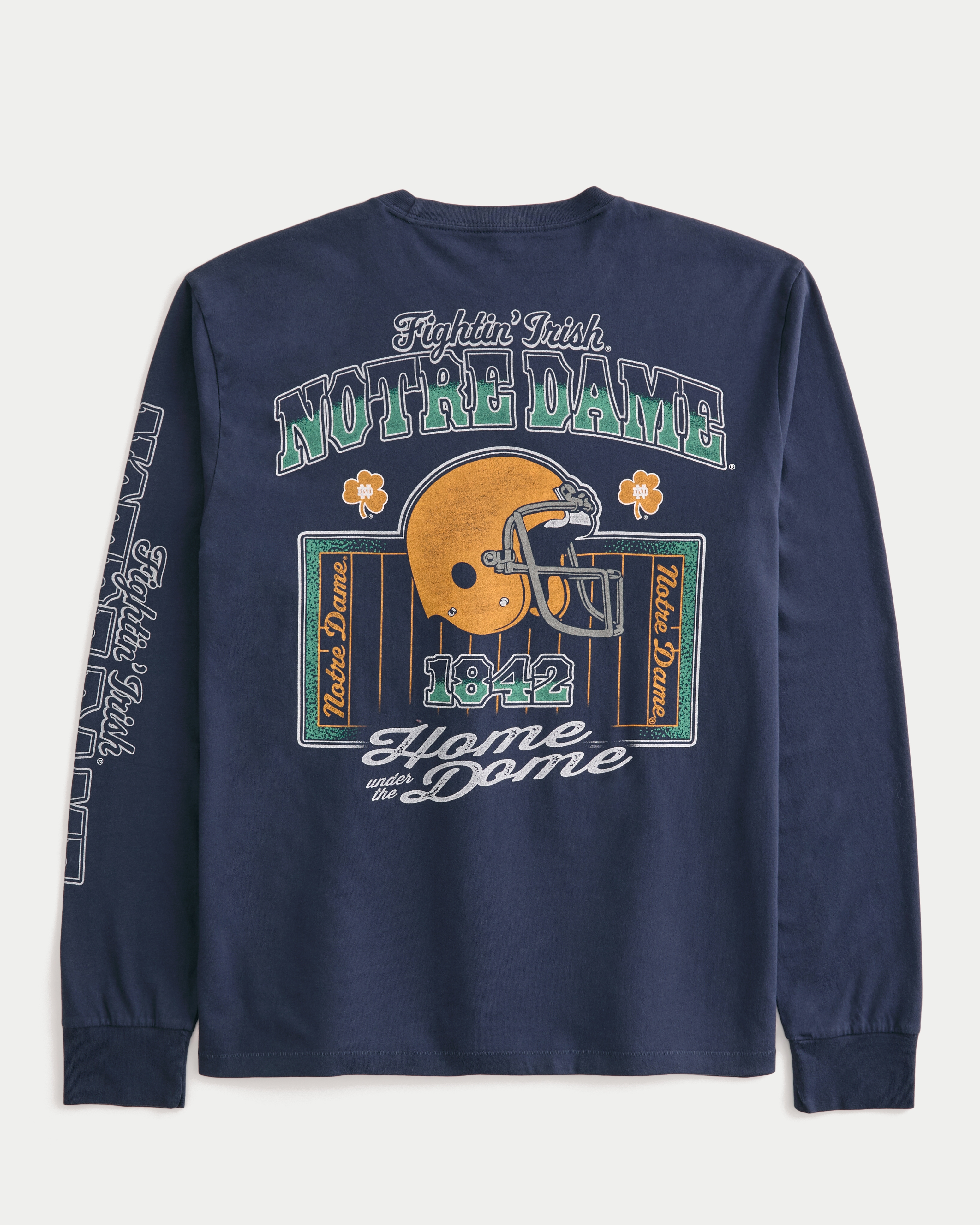 Relaxed Long-Sleeve University of Notre Dame Fighting Irish Graphic Tee