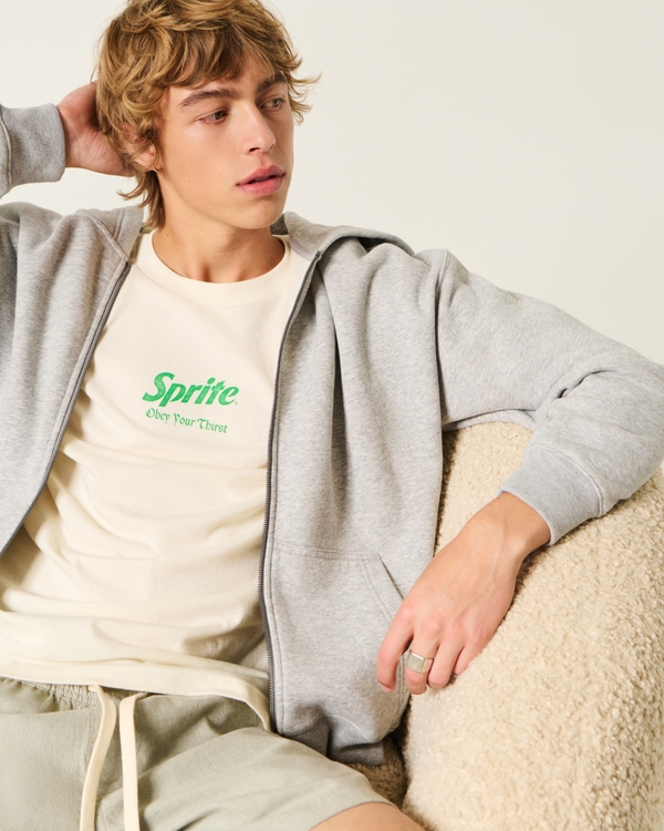 Boxy Sprite Graphic Tee, Cream view 1