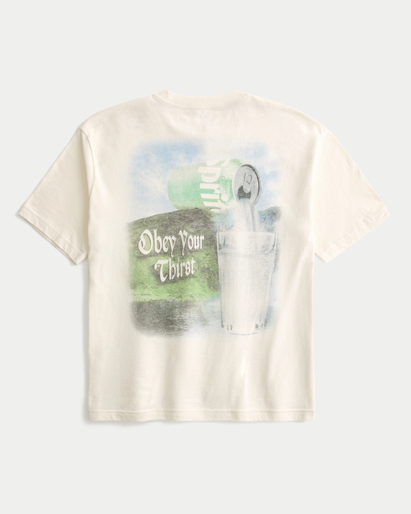 Boxy Sprite Graphic Tee, Cream view 1
