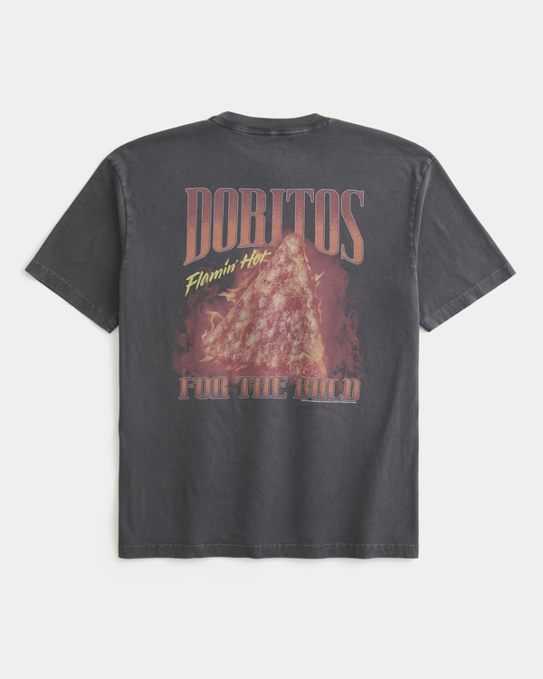Boxy Doritos Graphic Tee, Charcoal view 1