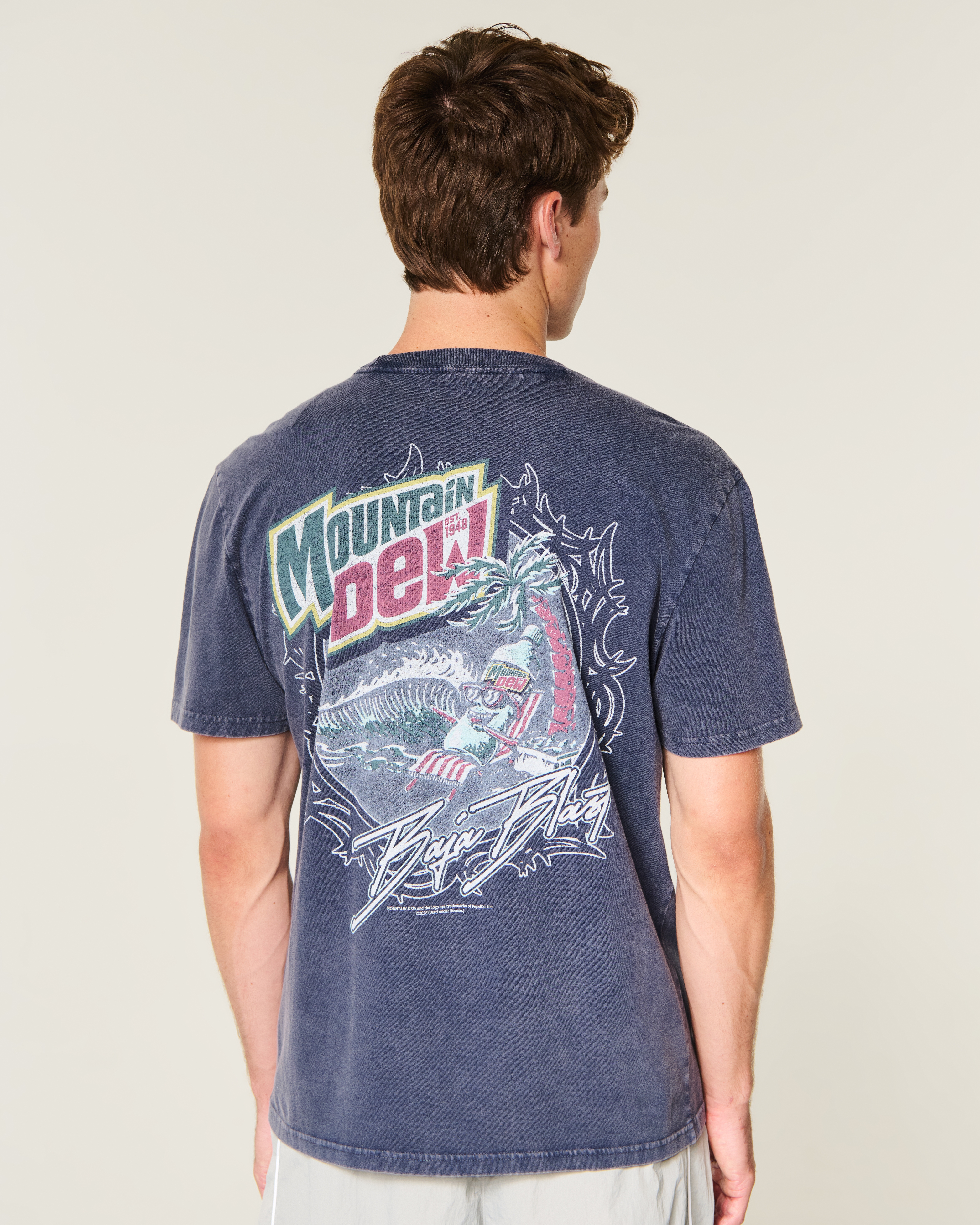 Relaxed Mountain Dew Graphic Tee