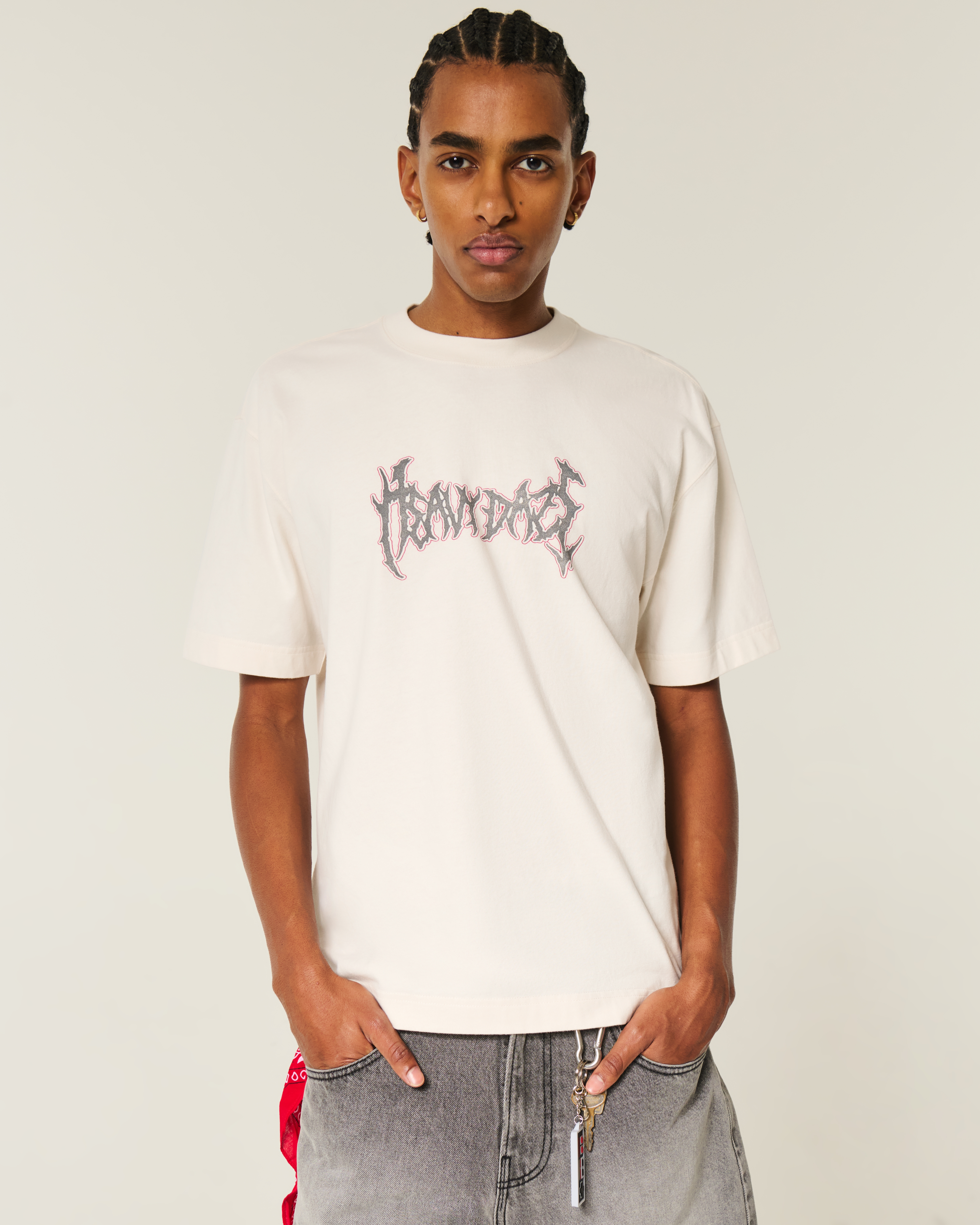 Boxy Heavyweight Heavy Daze Graphic Tee
