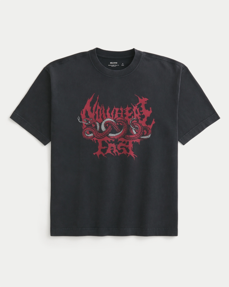 Boxy Heavyweight Nowhere Fast Graphic Tee