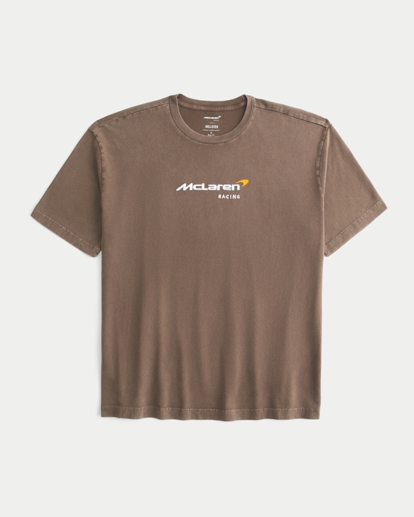 Boxy McLaren Racing Graphic Tee, Brown view 1