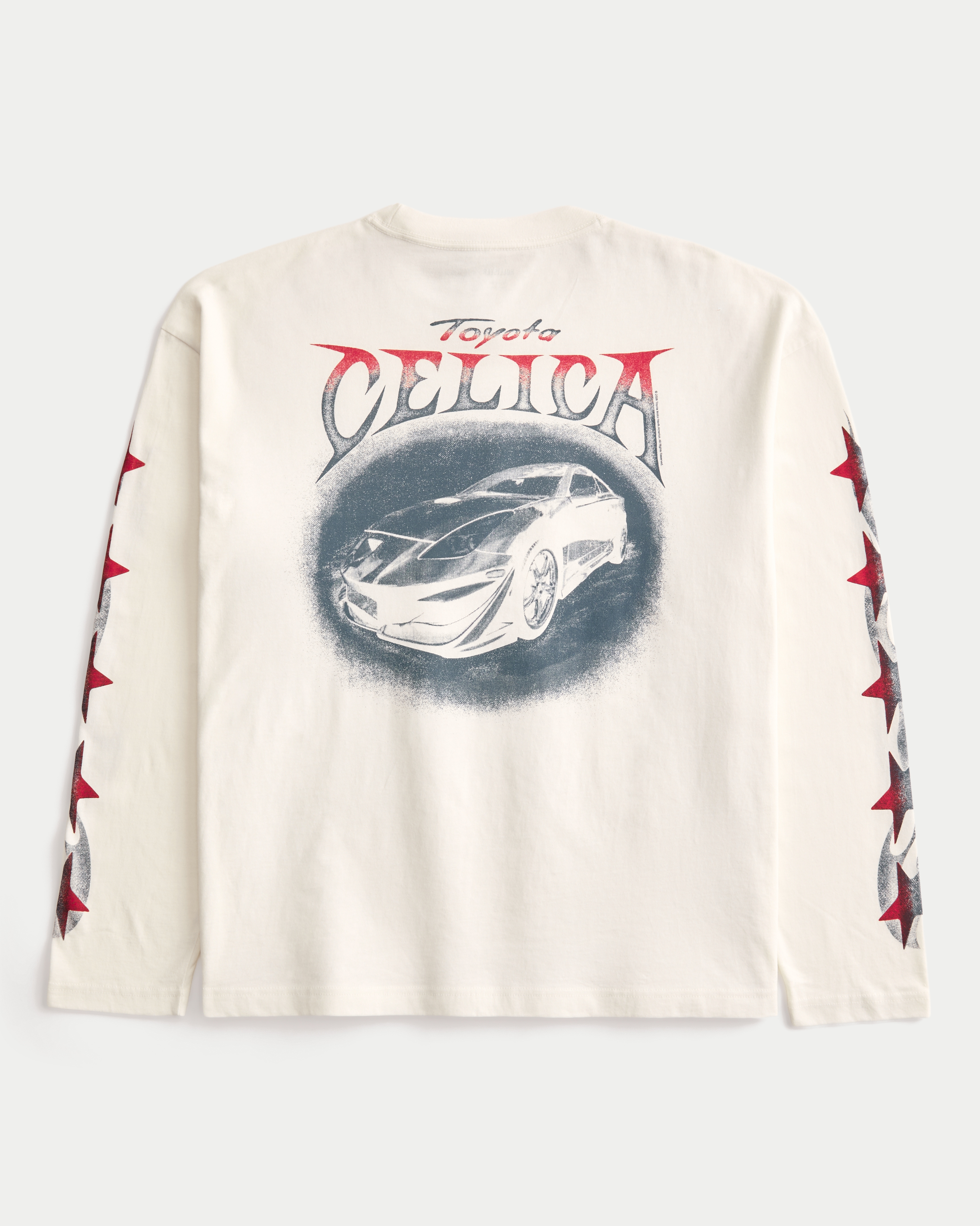 Boxy Long-Sleeve Toyota Celica Graphic Tee