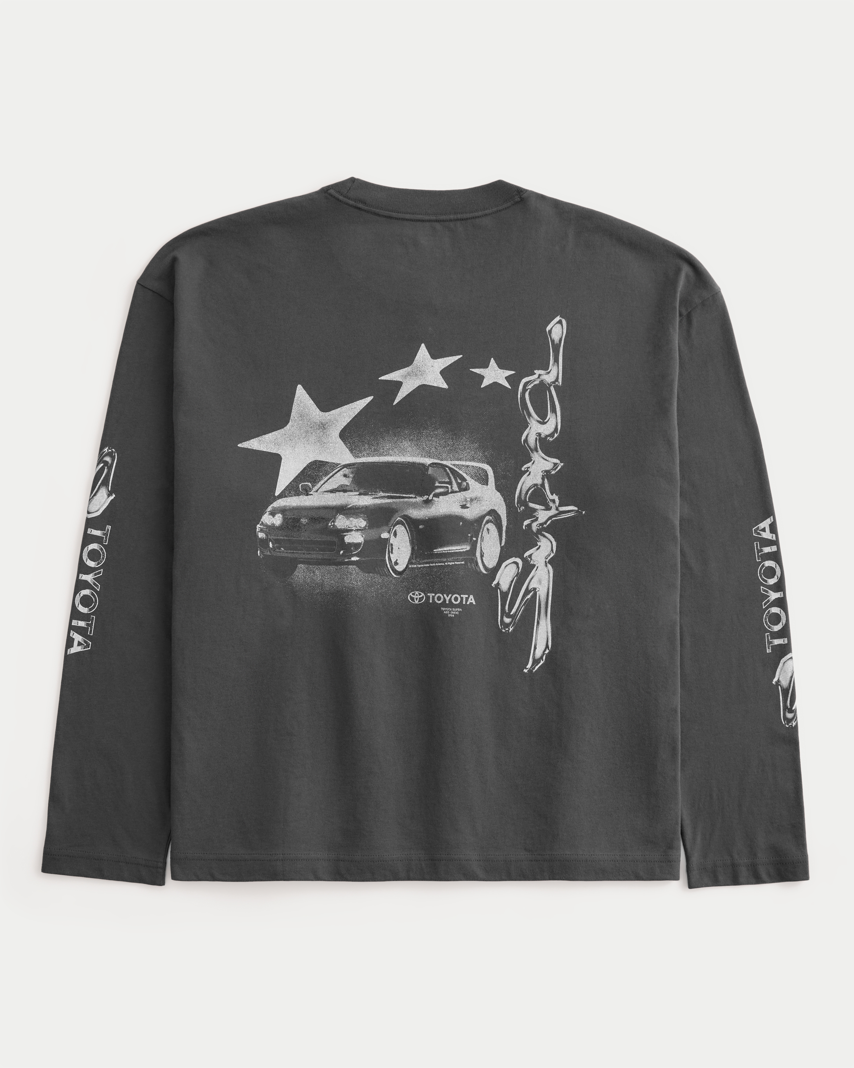 Boxy Long-Sleeve Toyota Supra Graphic Tee
