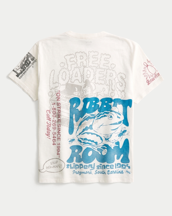 Relaxed Mixed Graphic Tee