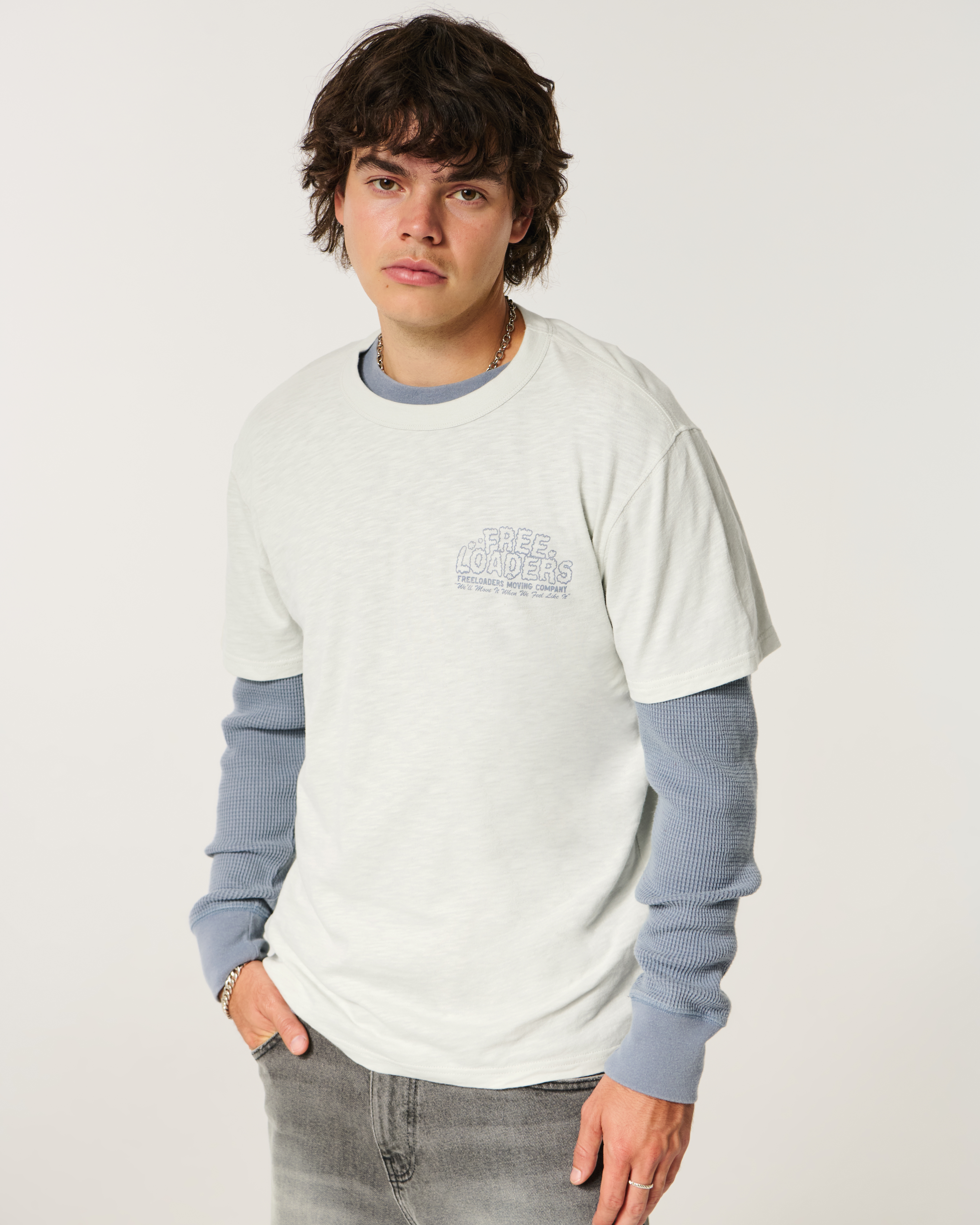 Relaxed Freeloaders Moving Company Graphic Tee