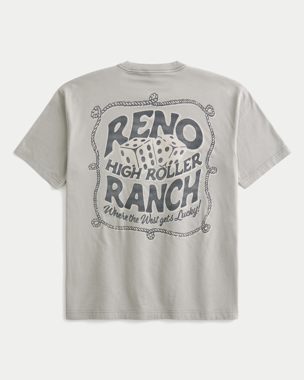 Boxy Cotton Reno Nevada Graphic Tee