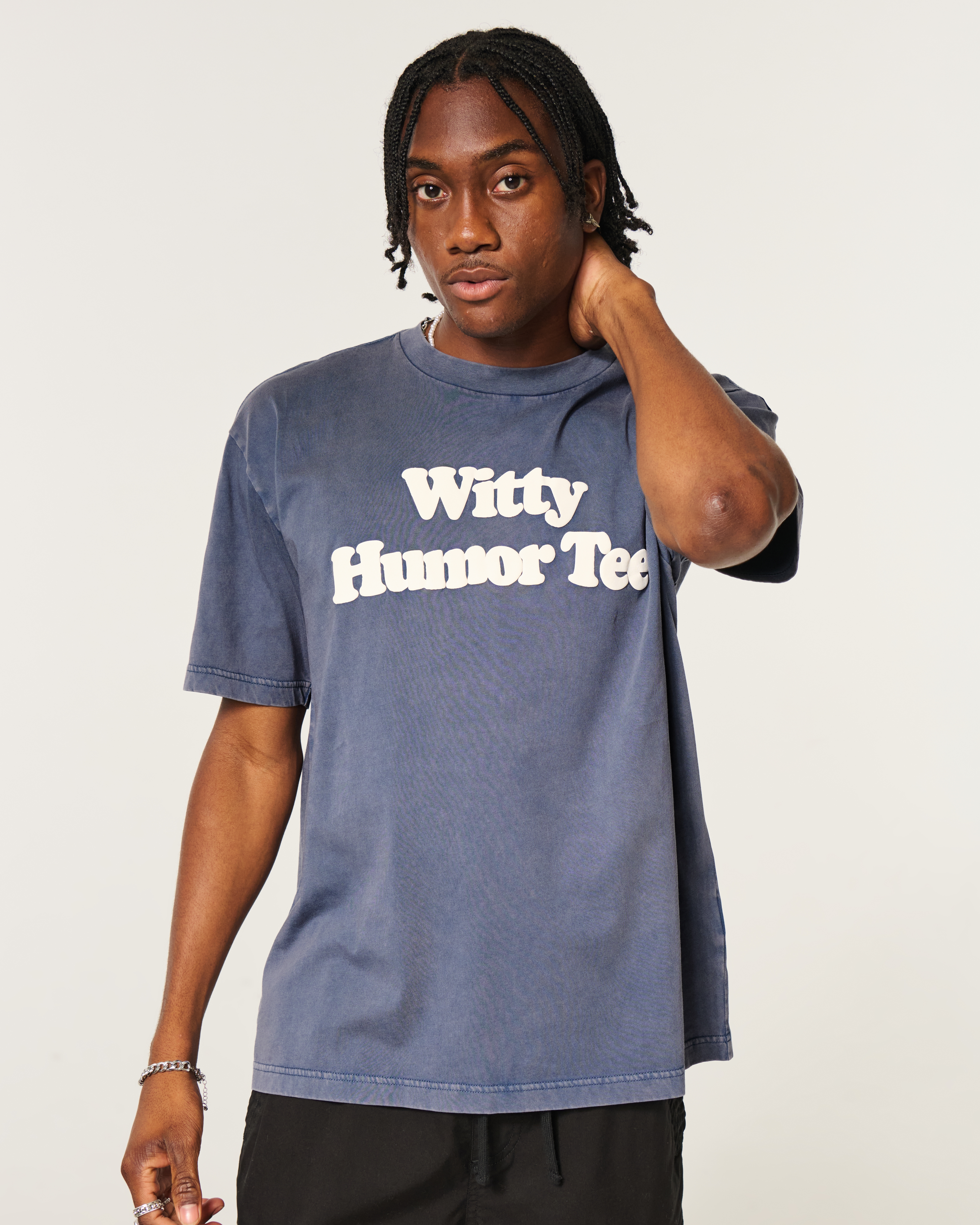 Boxy Witty Humor Tee Graphic