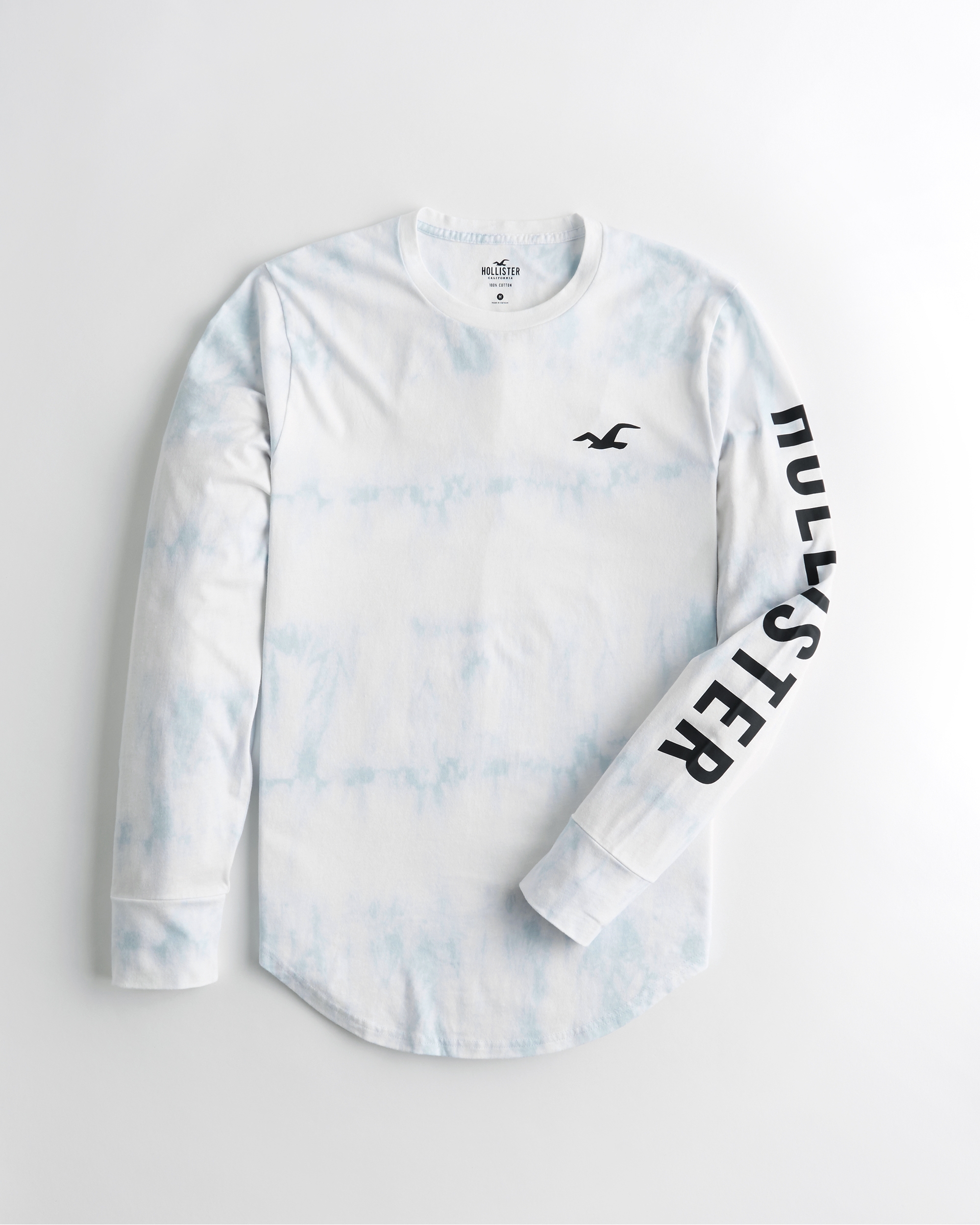 hollister long sleeve graphic tee