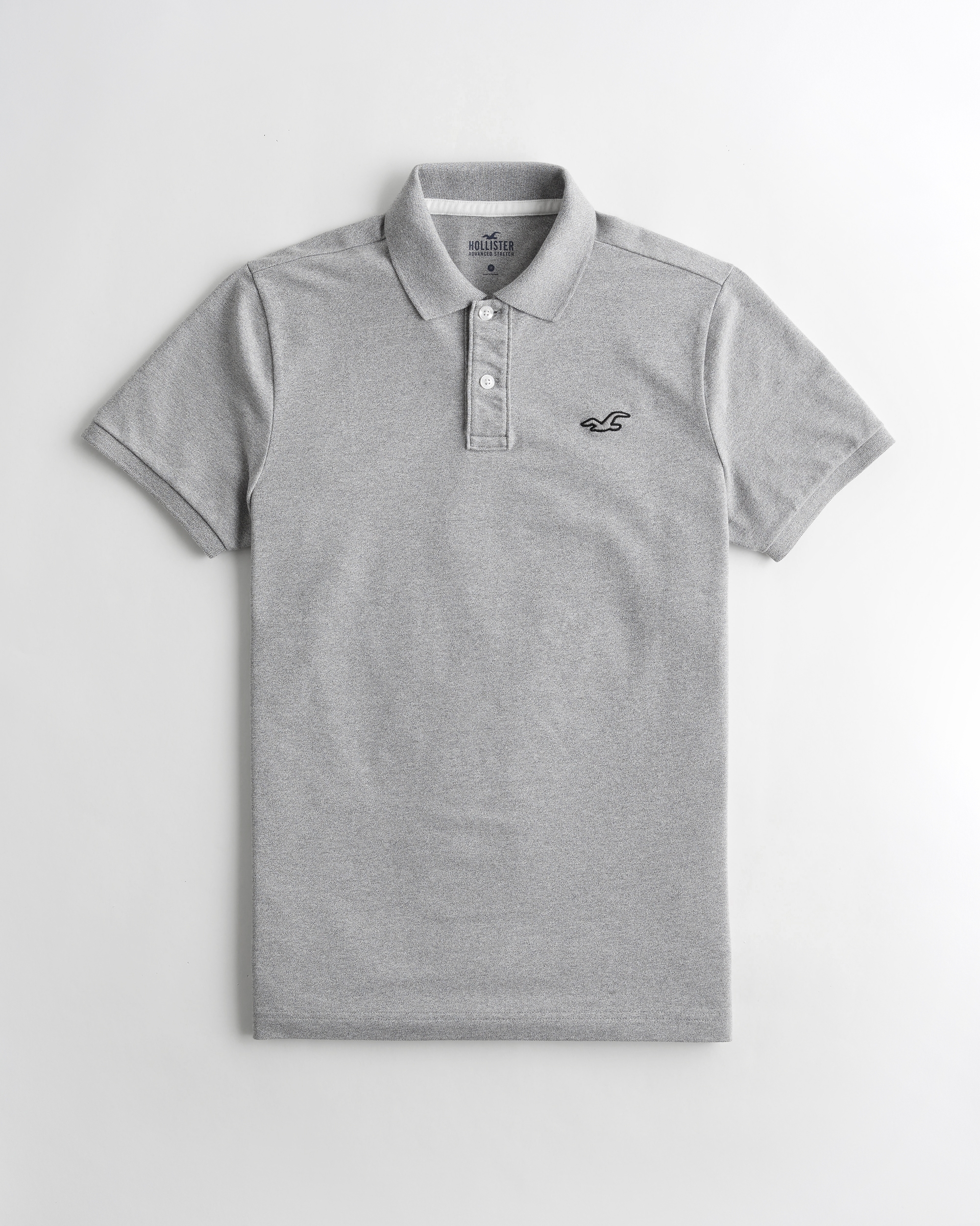 stretch slim fit polo hollister