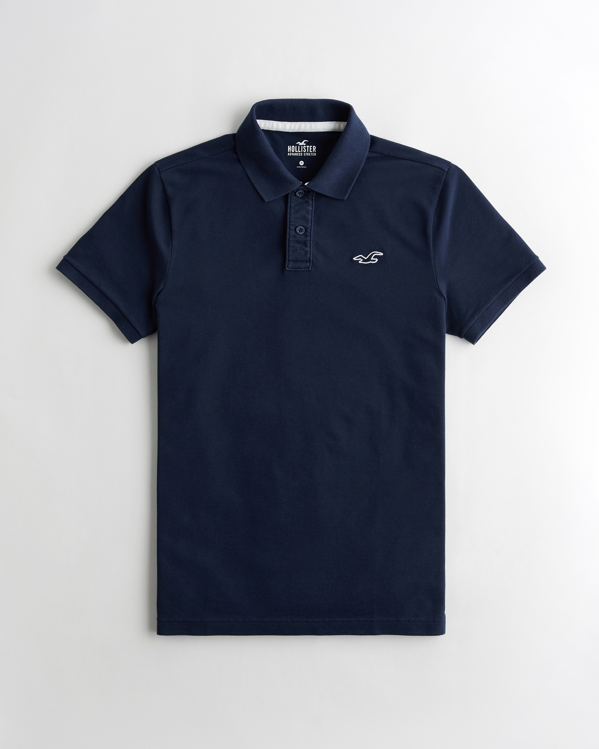 hollister stretch polo shirt