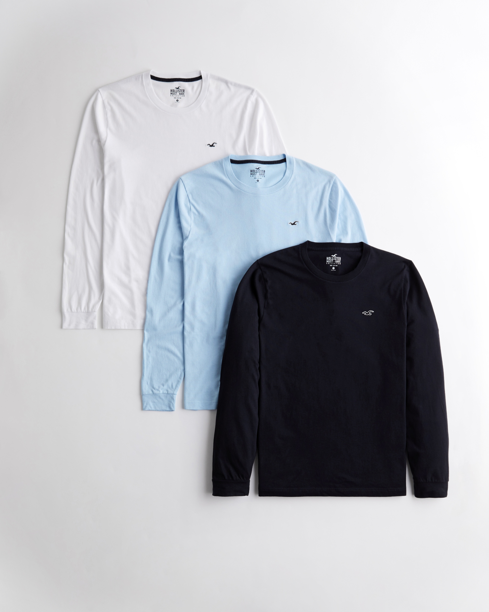 hollister camisas manga larga
