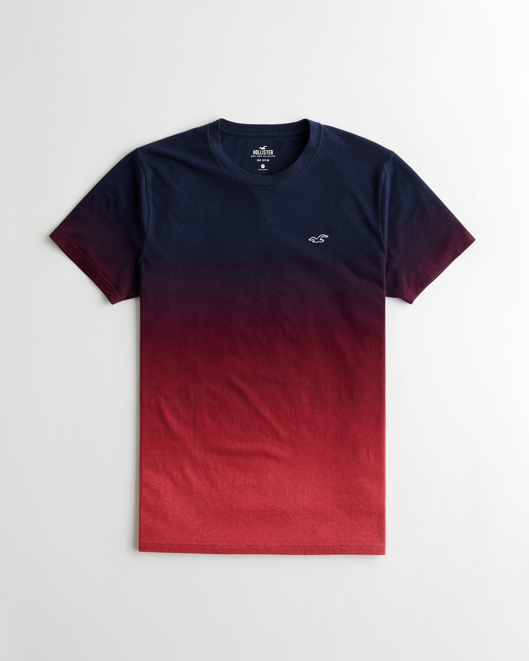 hollister red t shirt