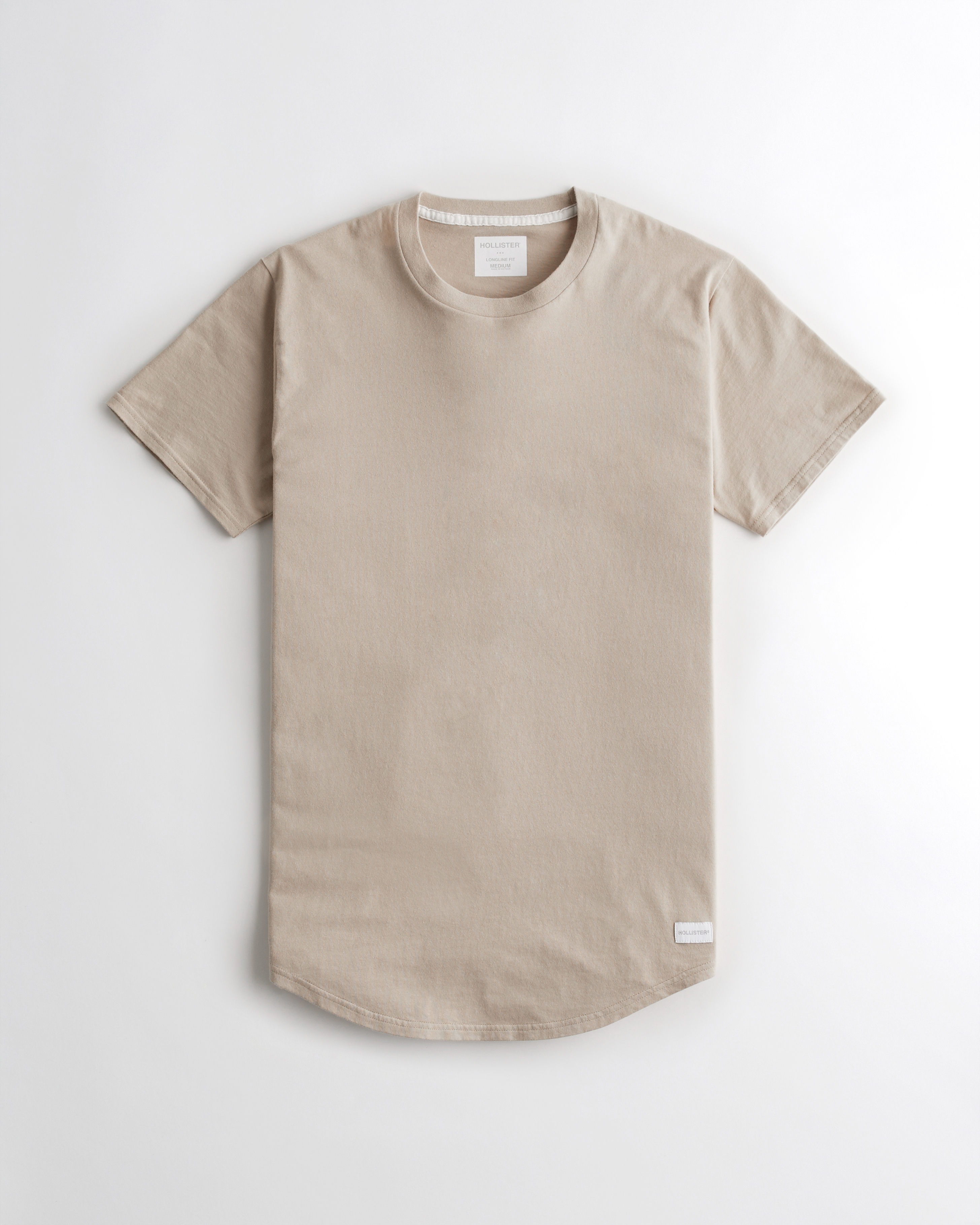 Timberland Longline Hem Print Crew Neck T Shirt Khaki, $38, Asos