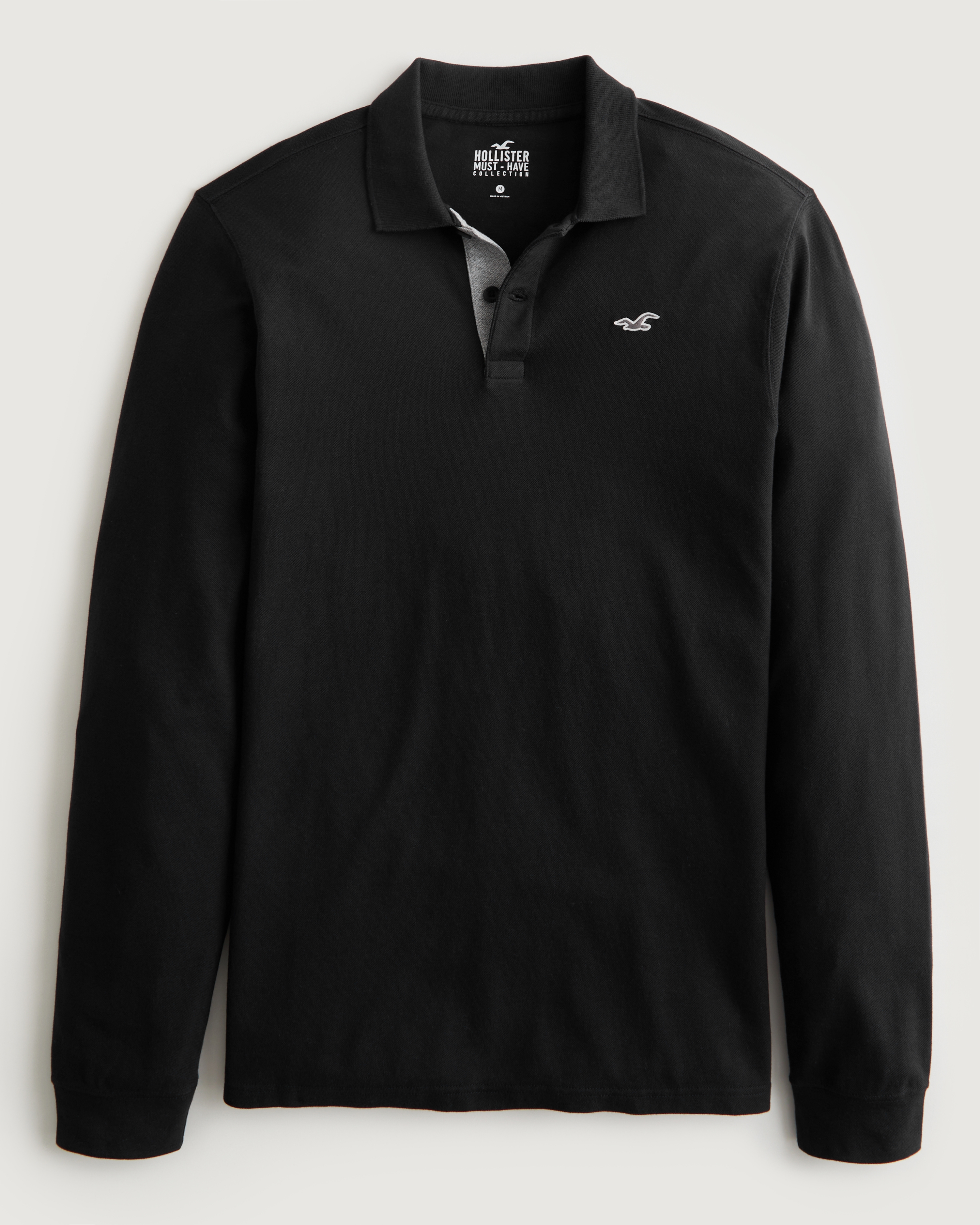 Hollister long sleeve shop polo